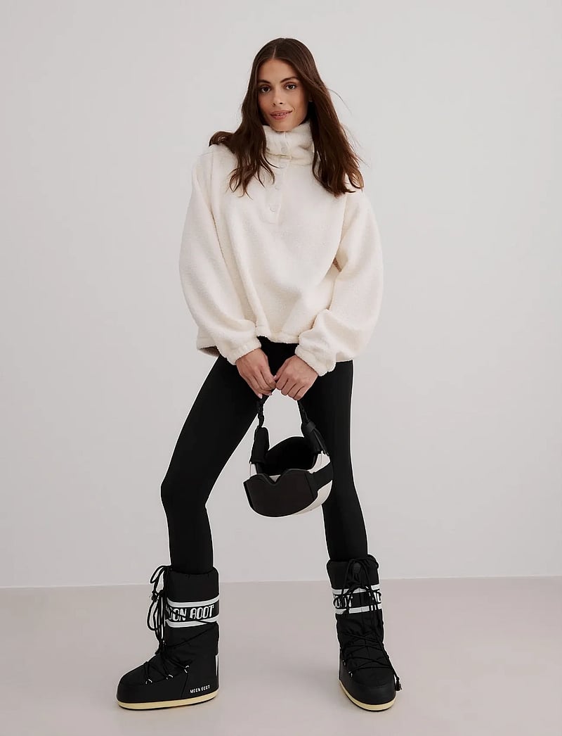 aim´n - Polar Fleece Long Sleeve - kampsunid ja vahekihid - off-white - 4