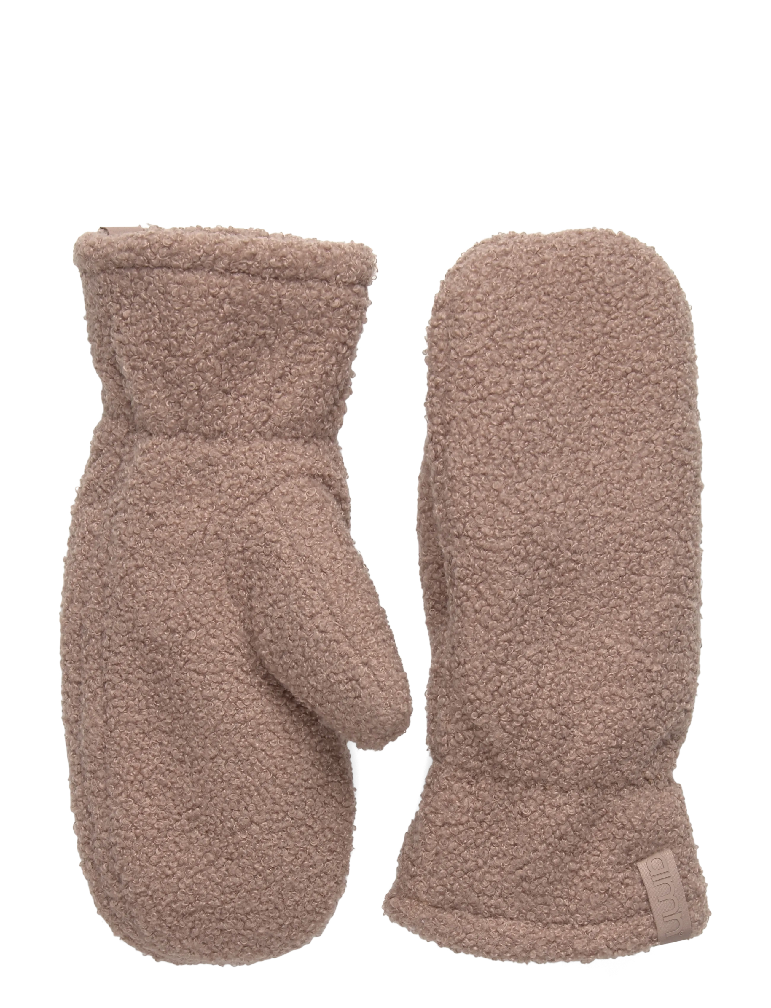 aim´n Polar Fleece Mittens - Talisport - ESPRESSO / beige