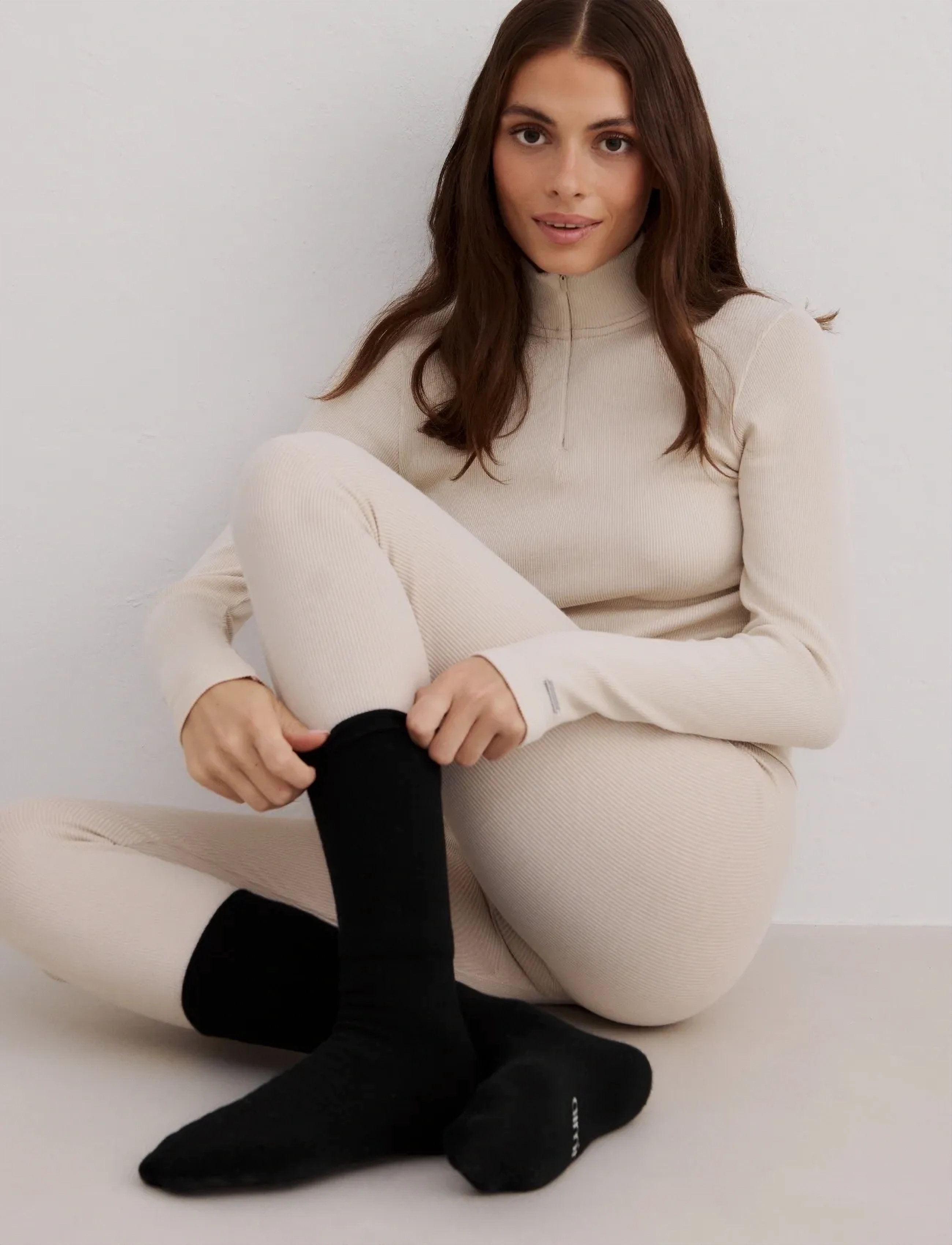 aim´n Ski Socks - Kleidung - BLACK / black