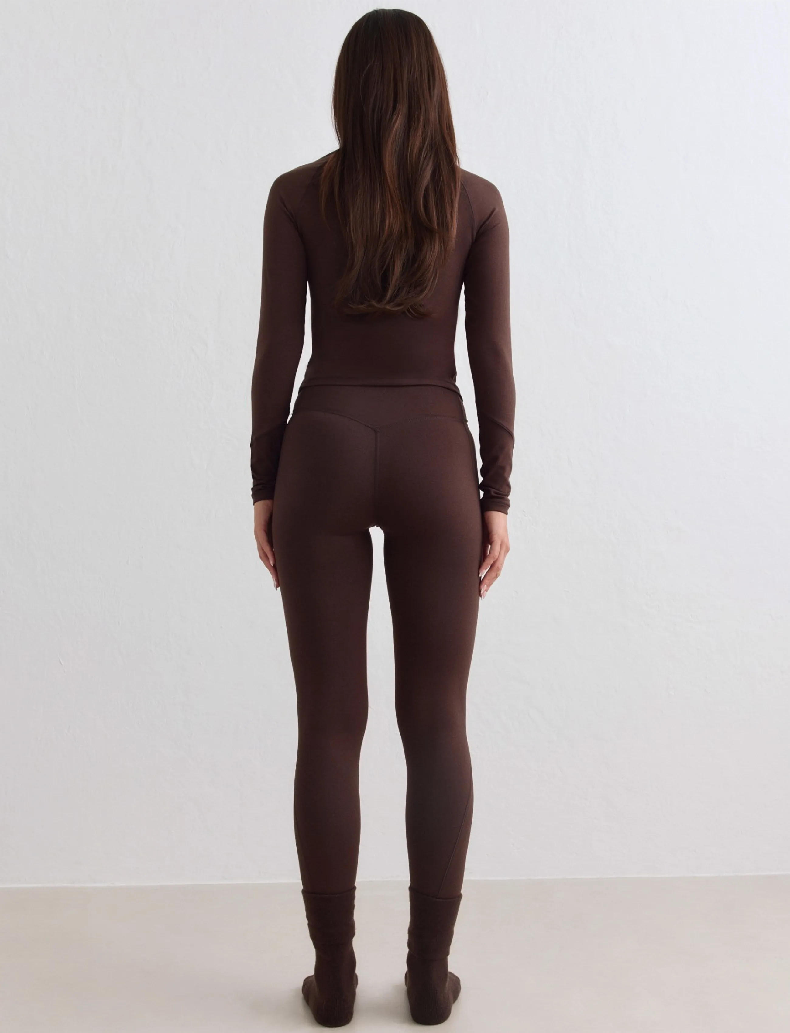 aim´n - Baselayer Leggings - funkionsunterwäsche - hosen - chocolate - 5