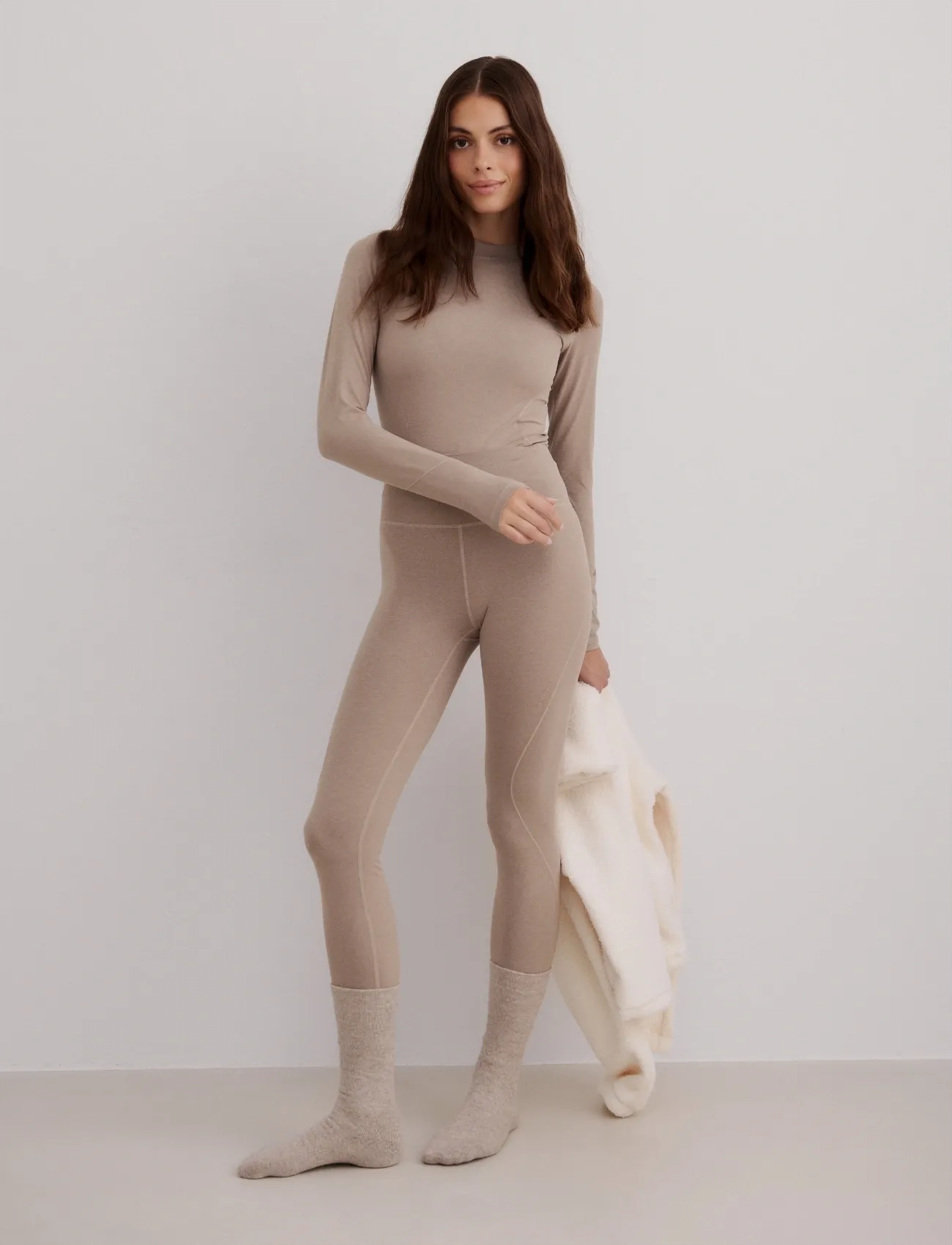 aim´n - Baselayer Leggings - base layer bottoms - espresso - 3