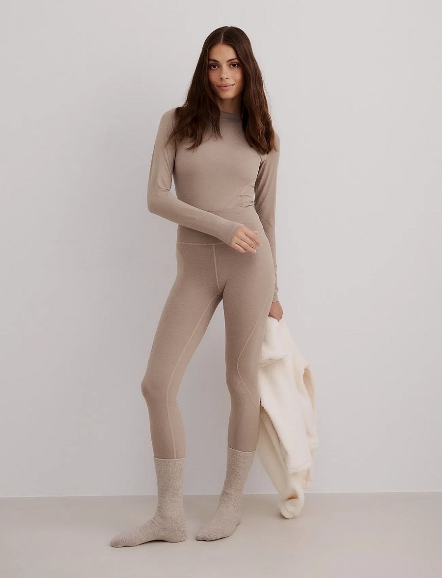aim´n - Baselayer Leggings - basesayer underdele - espresso - 3
