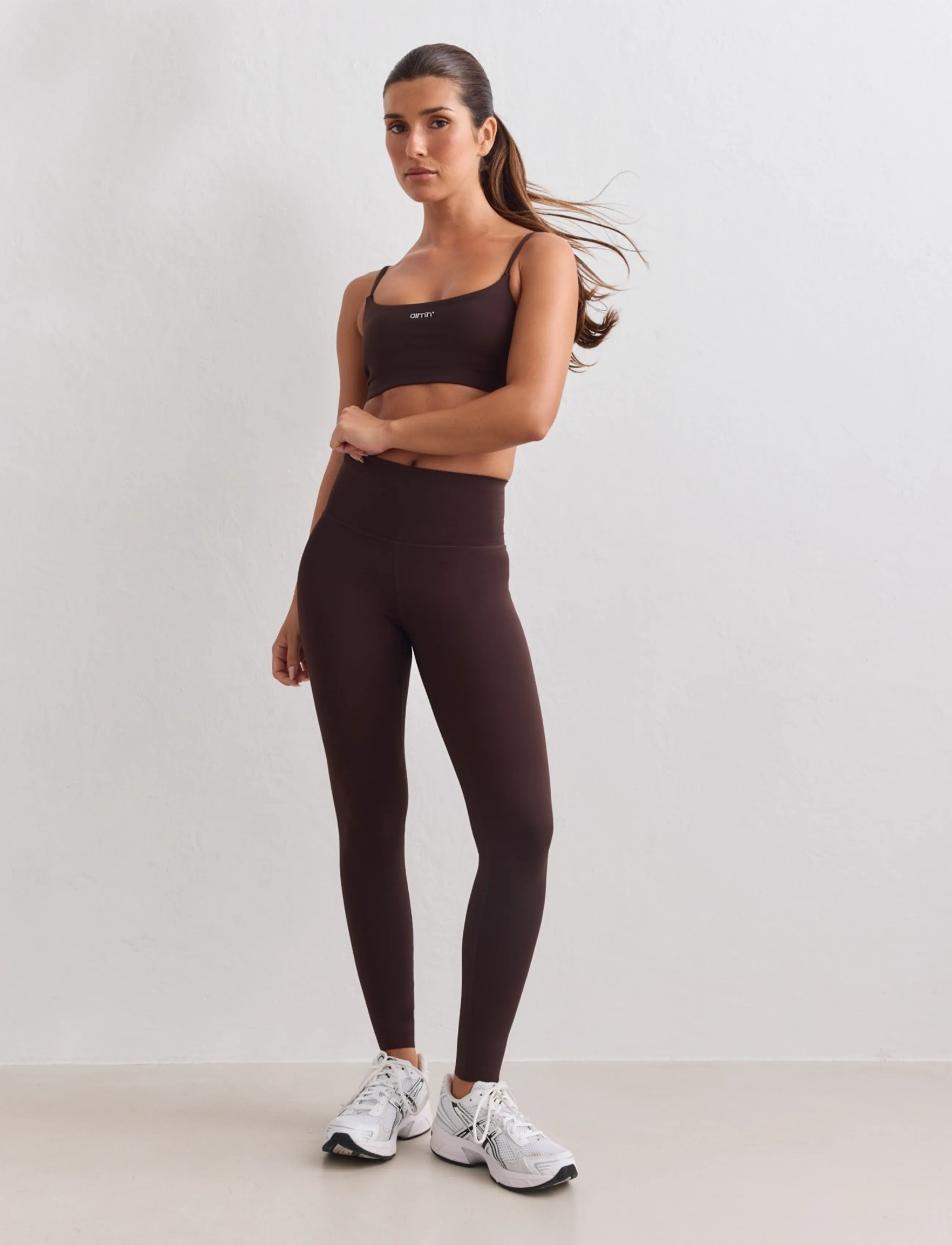 aim´n - Sculpting Fit Tights - fuld længde - chocolate - 4