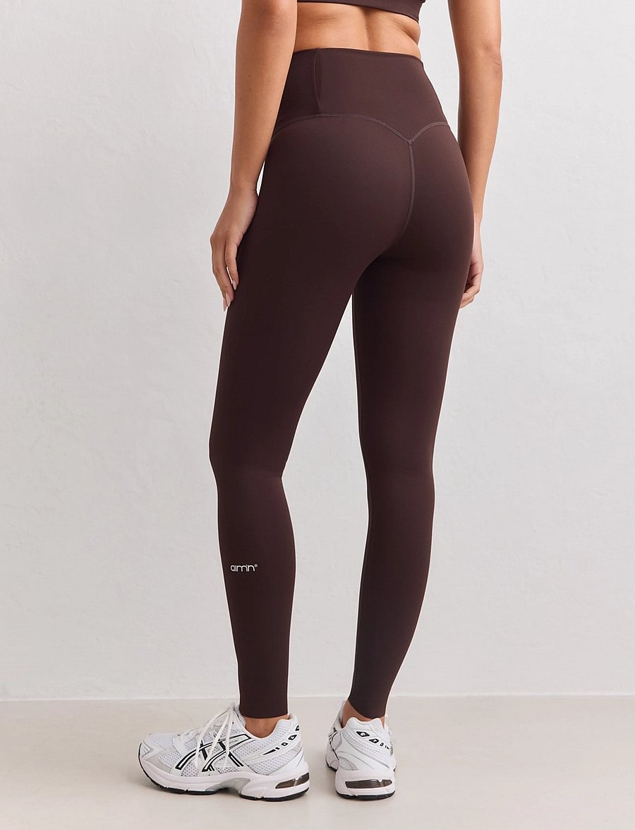 aim´n - Sculpting Fit Tights - fuld længde - chocolate - 5