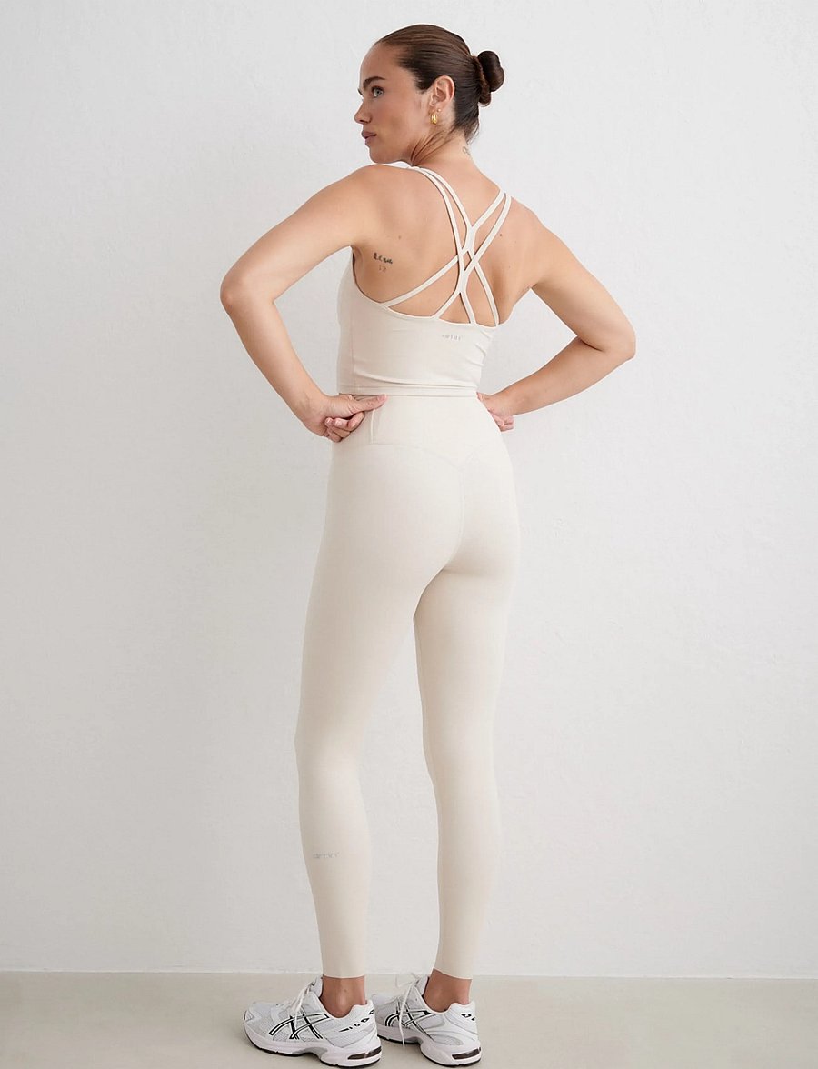 aim´n - Sculpting Fit Tights - training tights - sand - 3