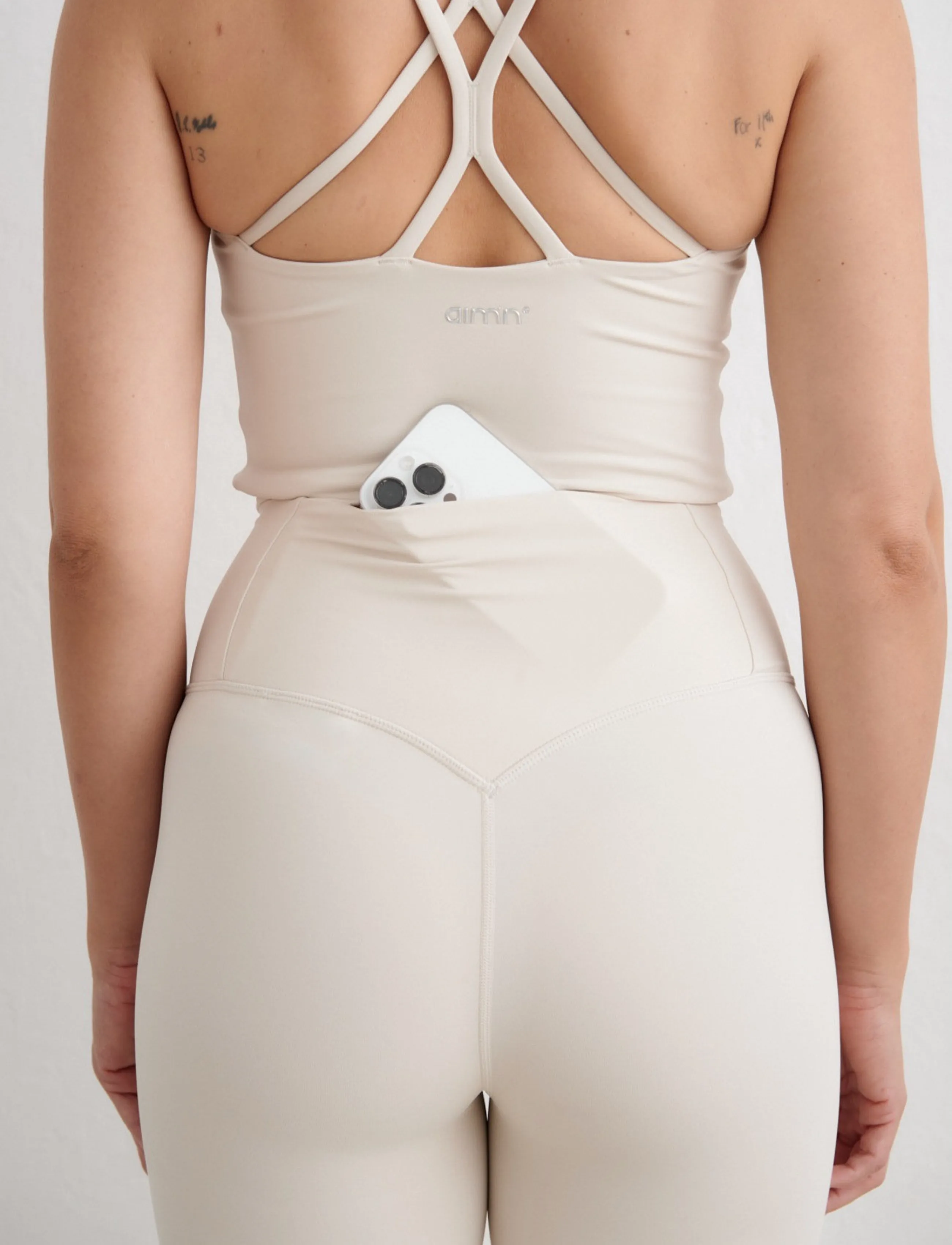 aim´n - Sculpting Fit Tights - training tights - sand - 5