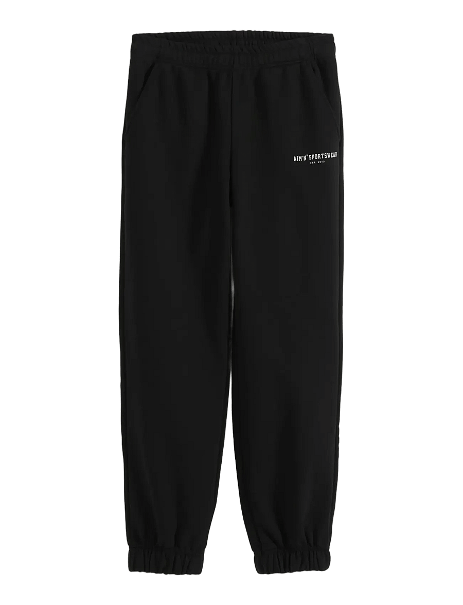 aim´n - Classic Sweatpants - trennipüksid - black - 0