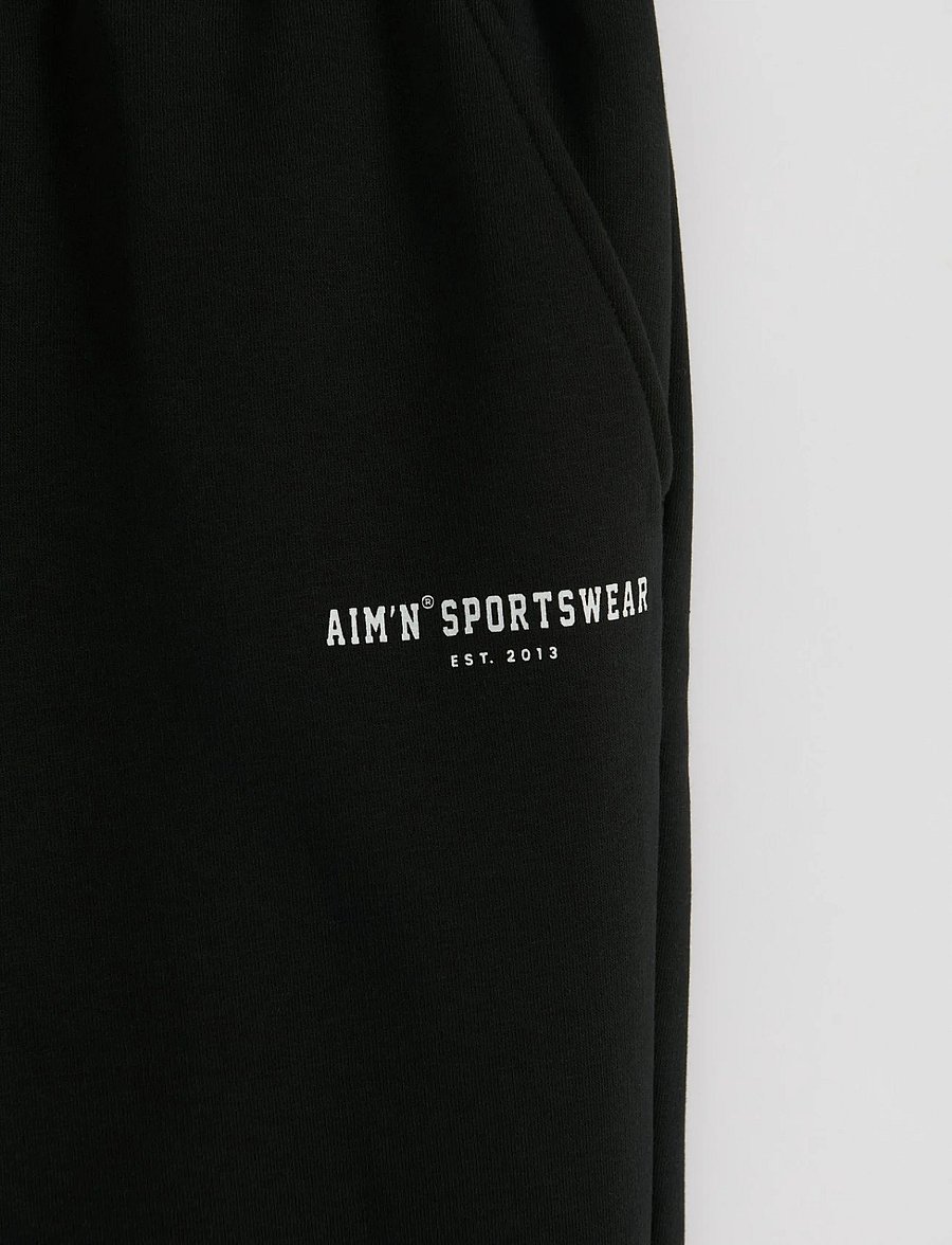 aim´n - Classic Sweatpants - trennipüksid - black - 2