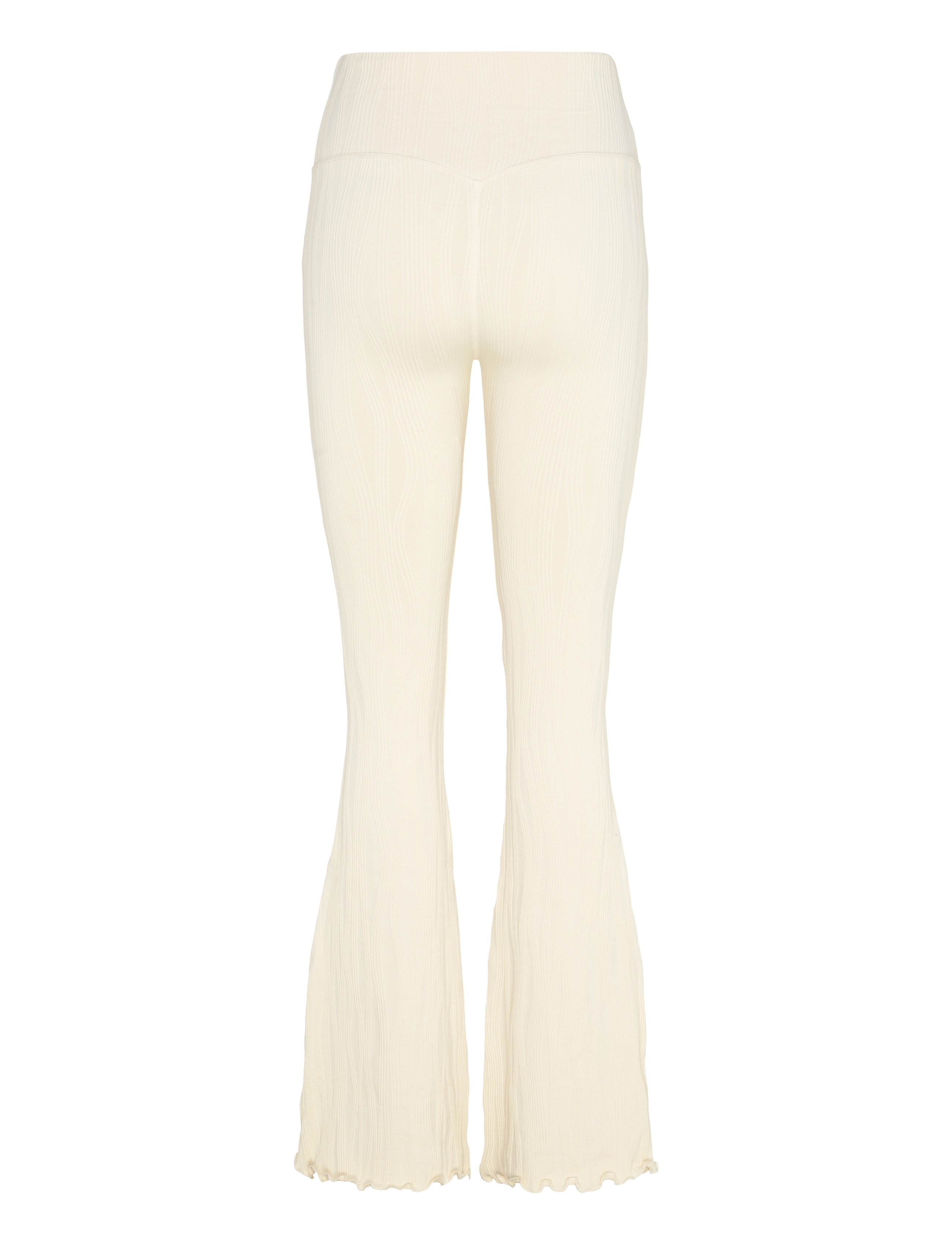 aim´n - Tulip Flare Tights - full längd - almond white - 2