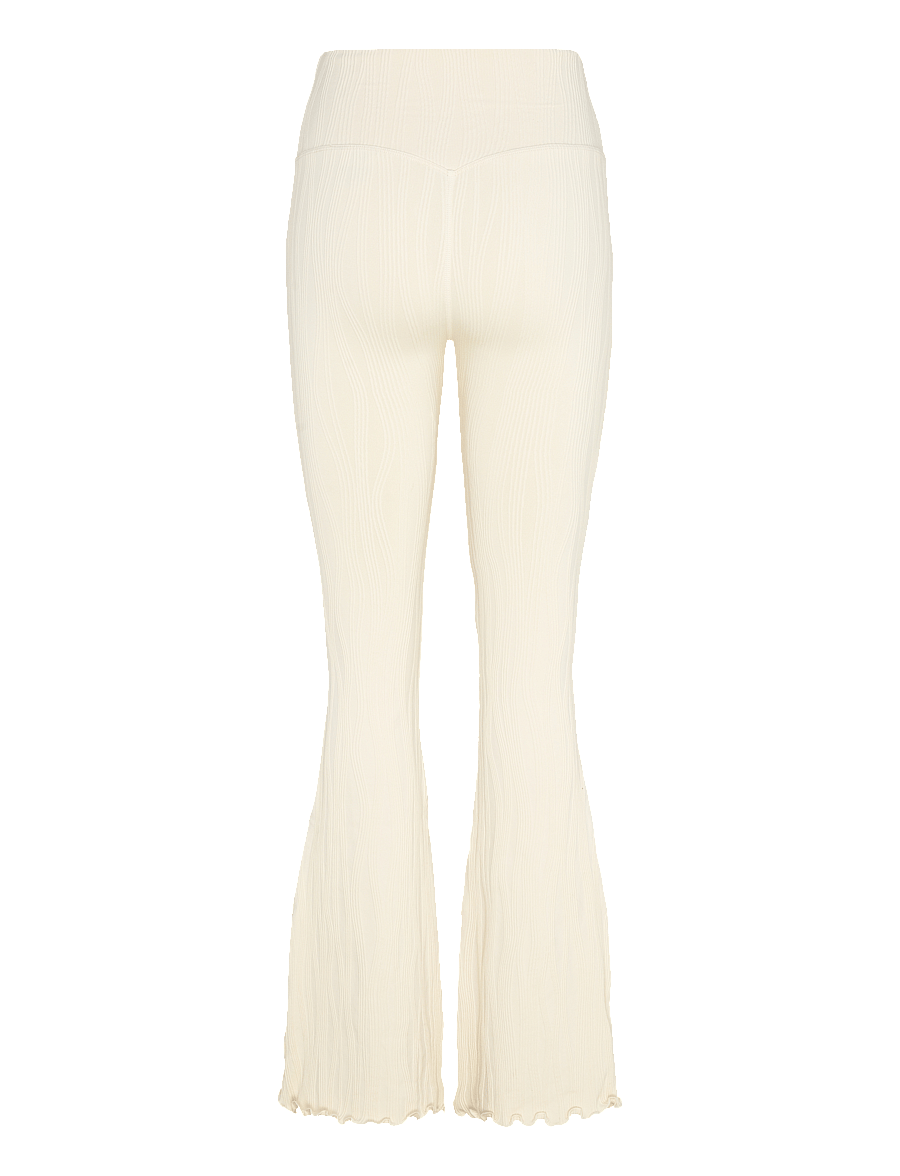 aim´n - Tulip Flare Tights - full längd - almond white - 2