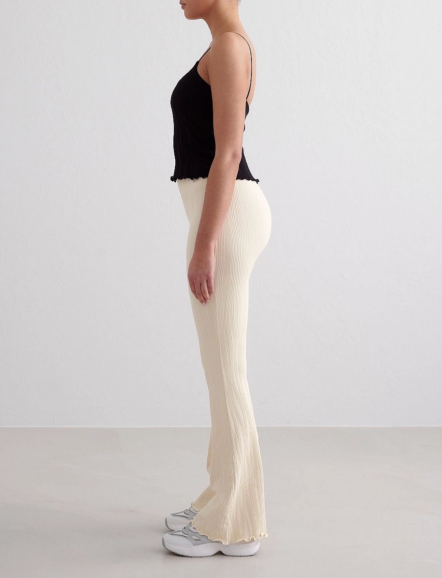 aim´n - Tulip Flare Tights - full längd - almond white - 4