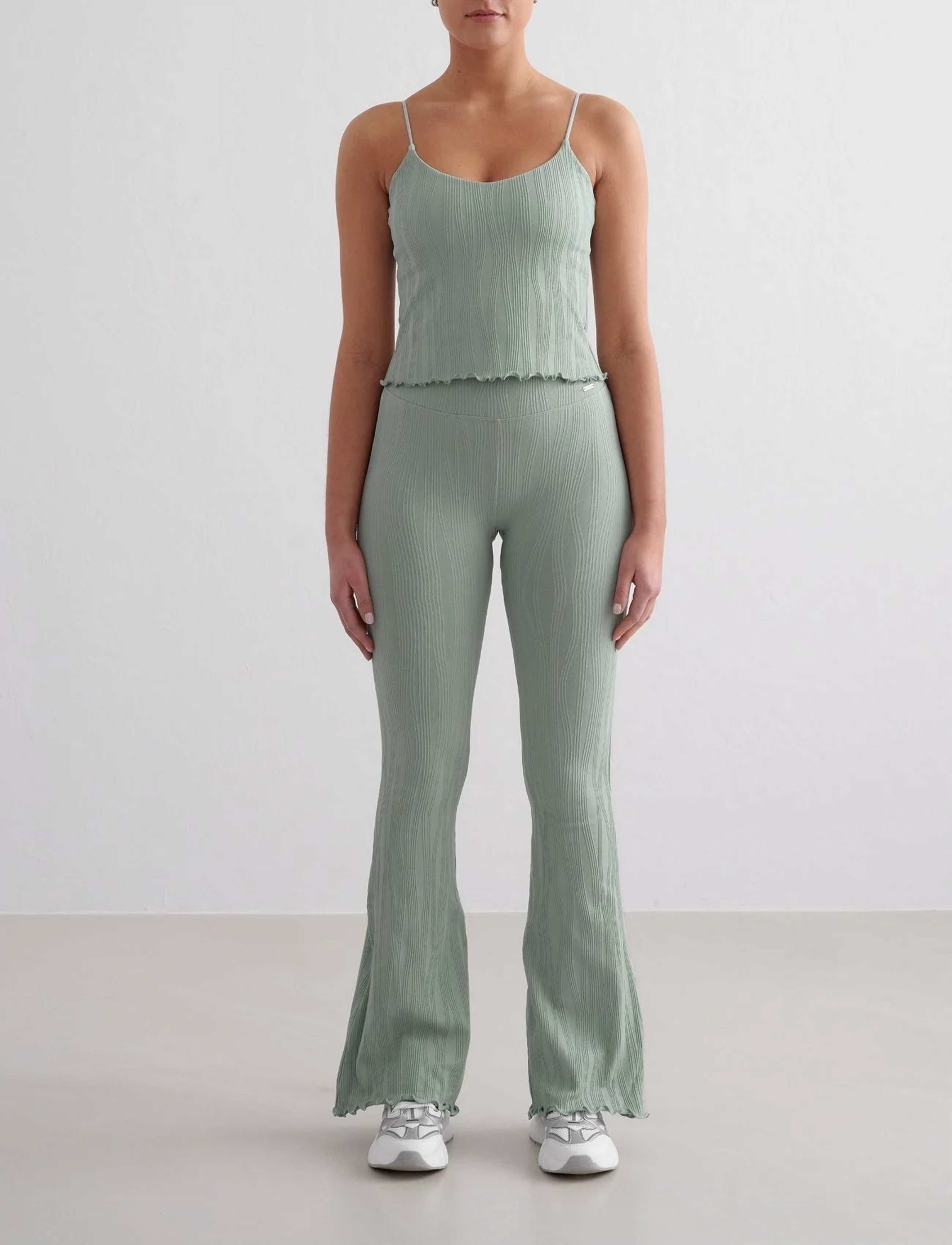 aim´n Tulip Flare Tights - Püksid - AQUA / blue