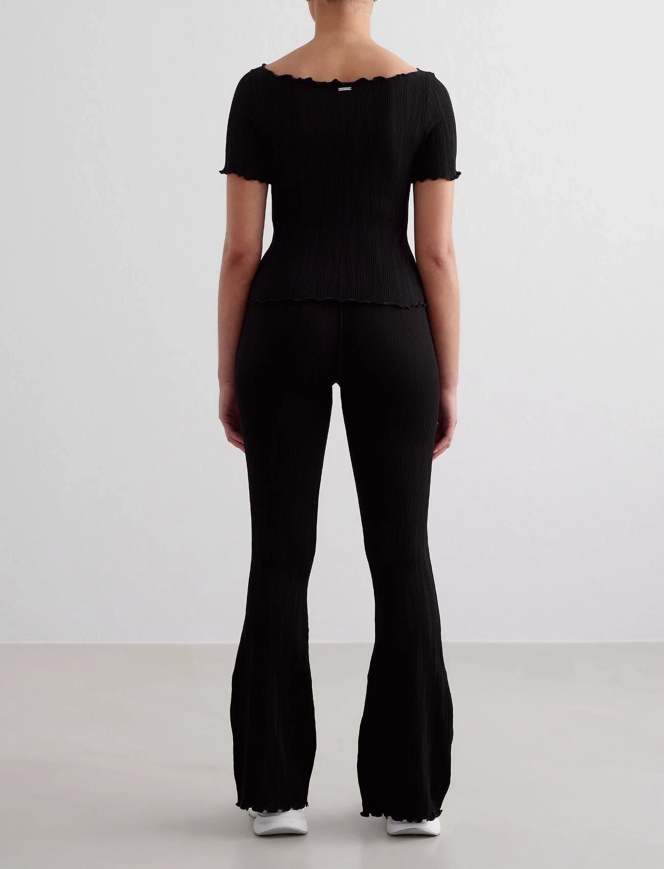 aim´n - Tulip Flare Tights - full length - black - 4
