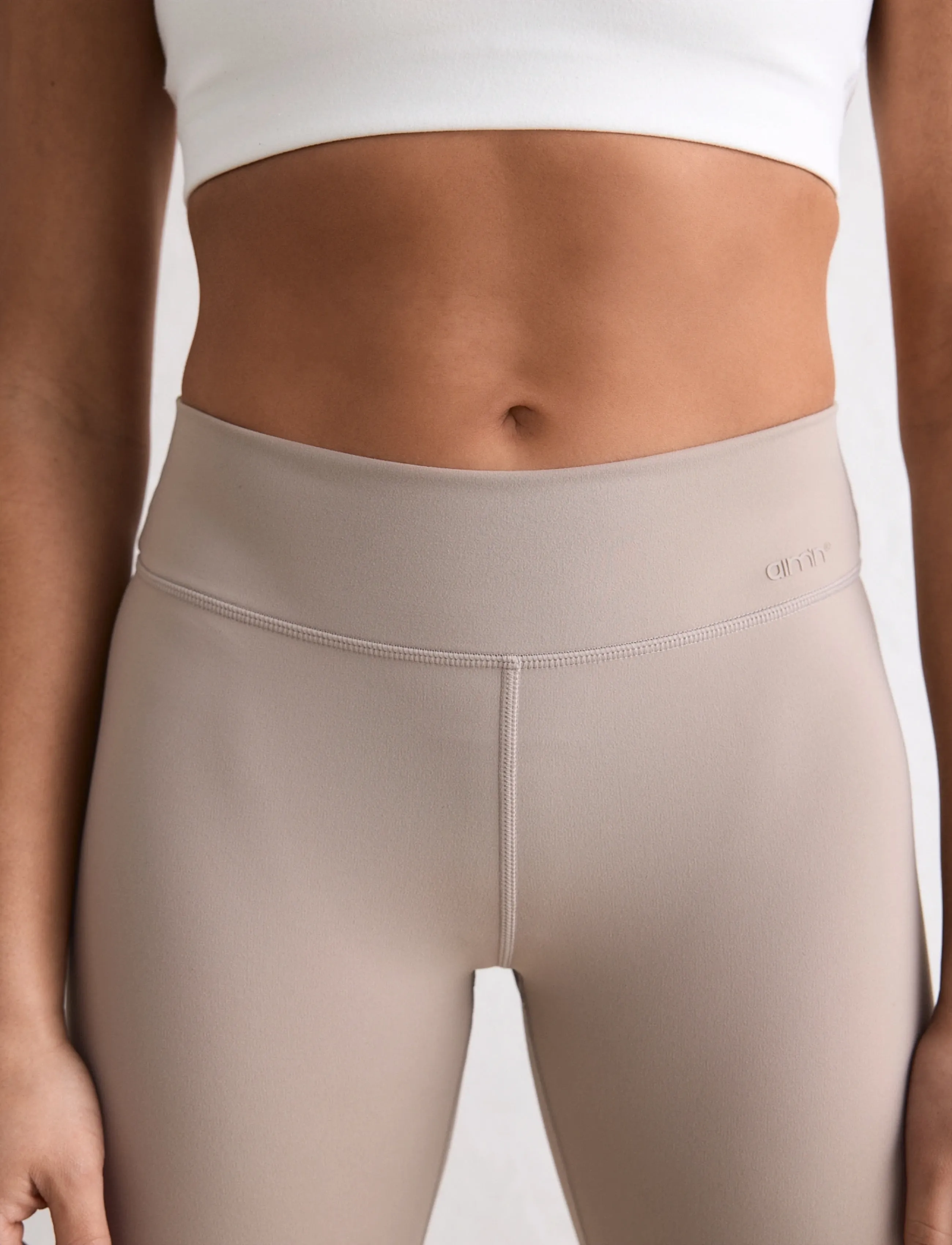 aim´n - Sense Regular Waist Tights - täispikkus - dark clay - 3