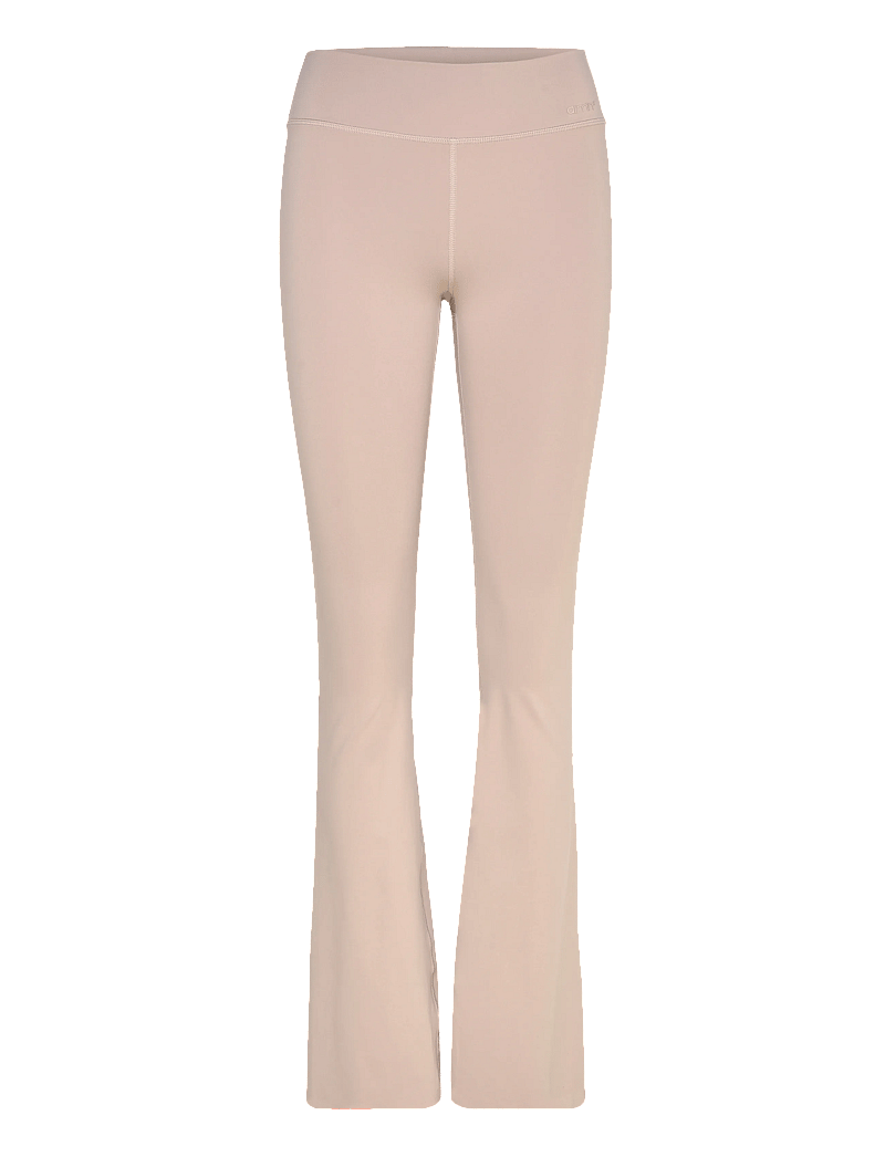 aim´n - Sense Regular Waist Flare Tights - fuld længde - dark clay - 1