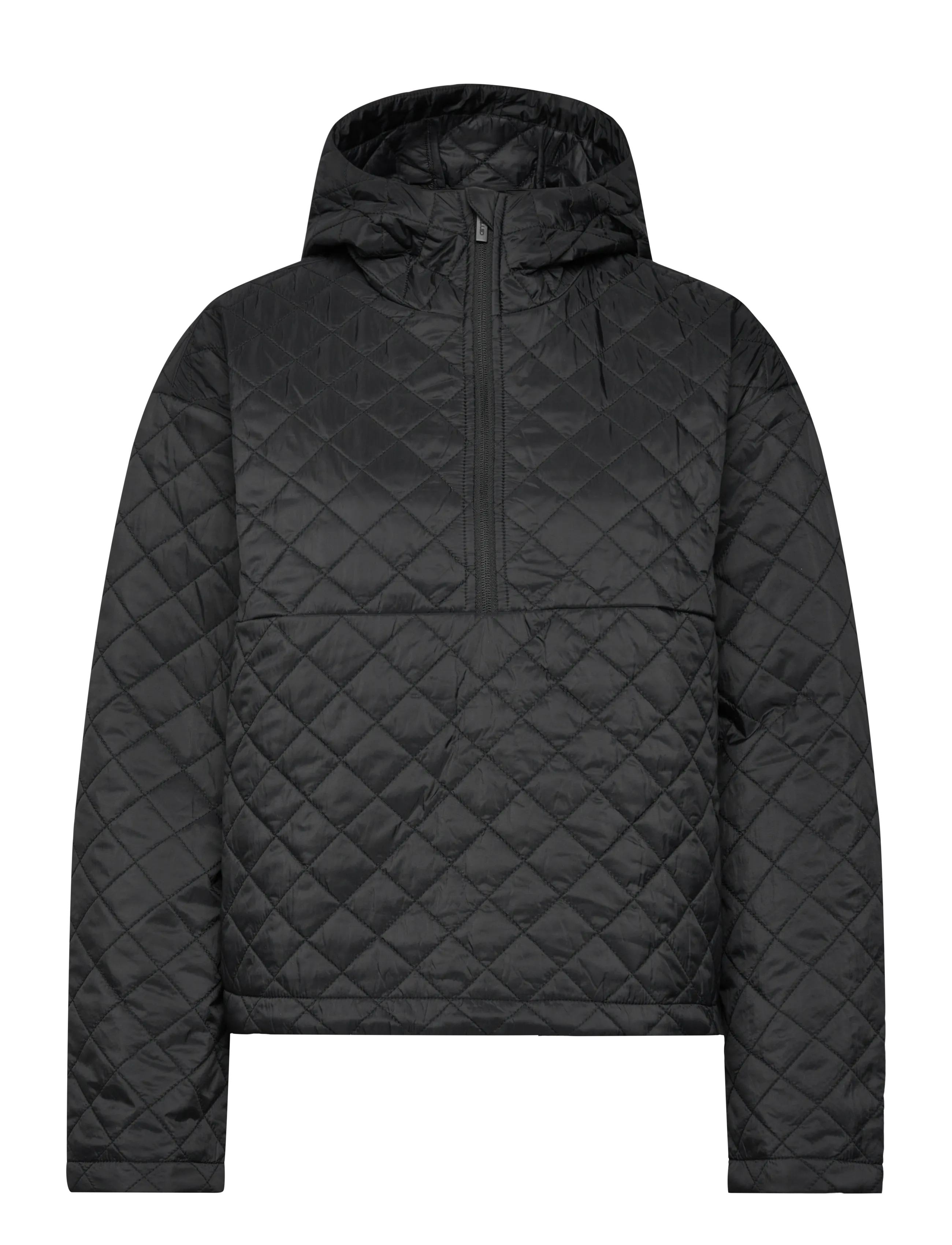 aim´n Cropped Quilted Anorak - Anoraks - BLACK / black