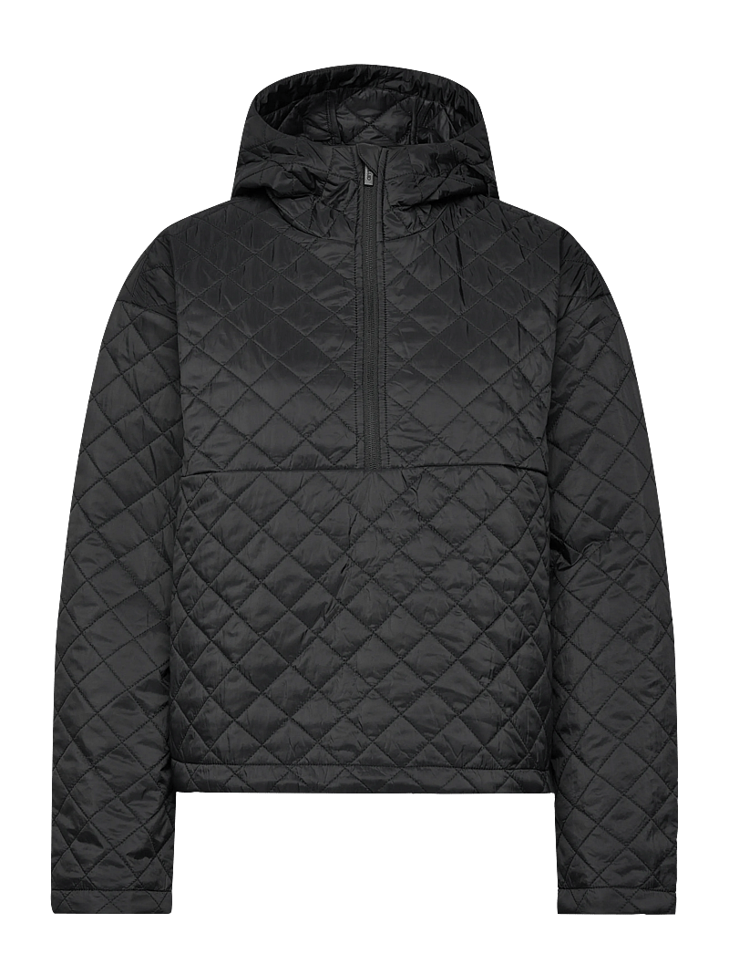 aim´n - Cropped Quilted Anorak - anorak stila jakas - black - 1