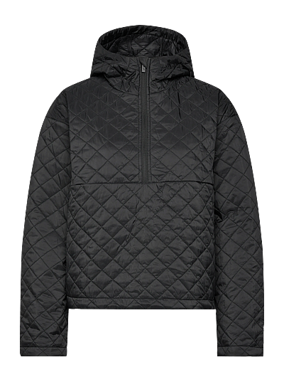 aim´n Cropped Quilted Anorak - Pūkinės ir dygsniuotos striukės - BLACK / black