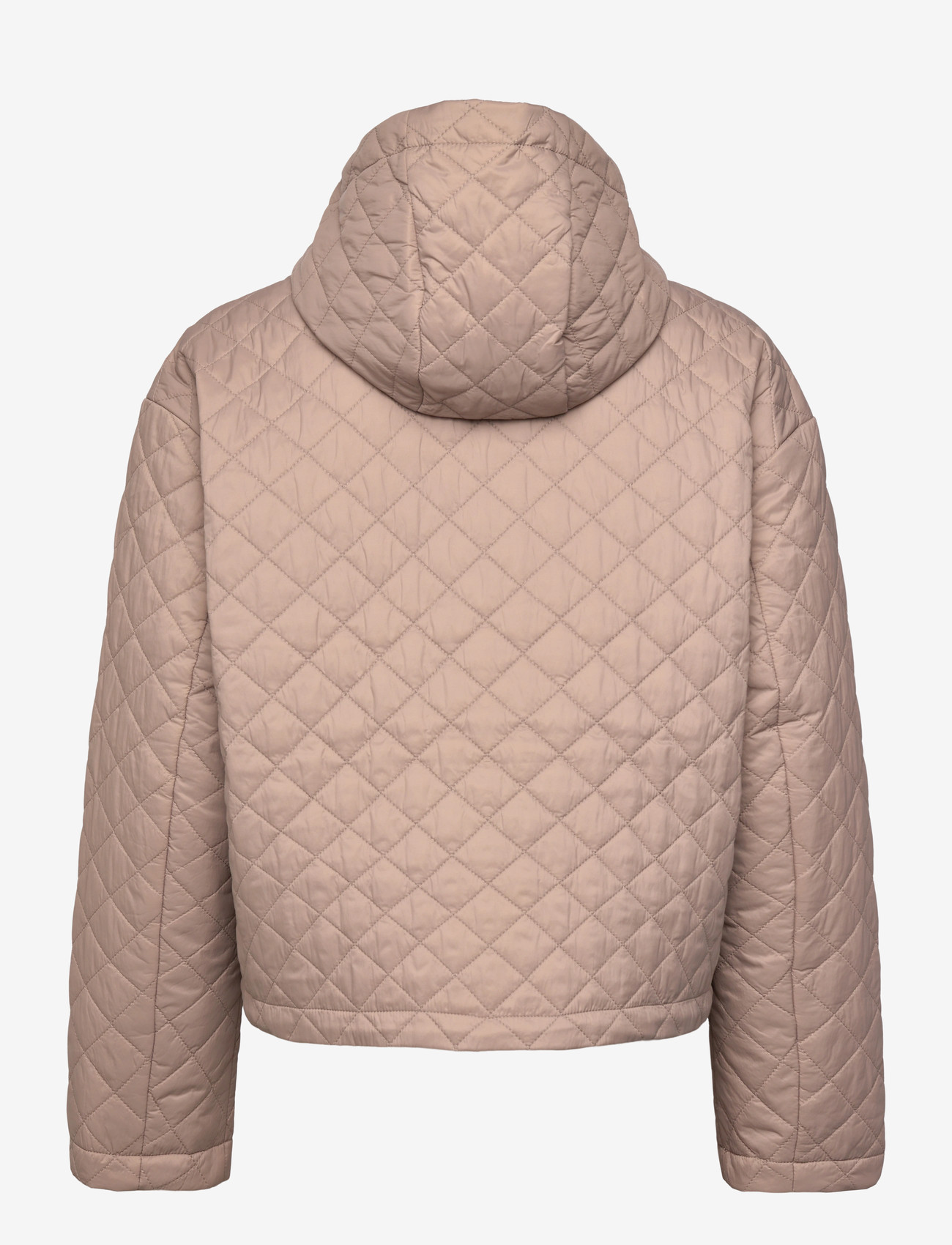 aim´n - Cropped Quilted Anorak - vinterjakker - espresso - 2