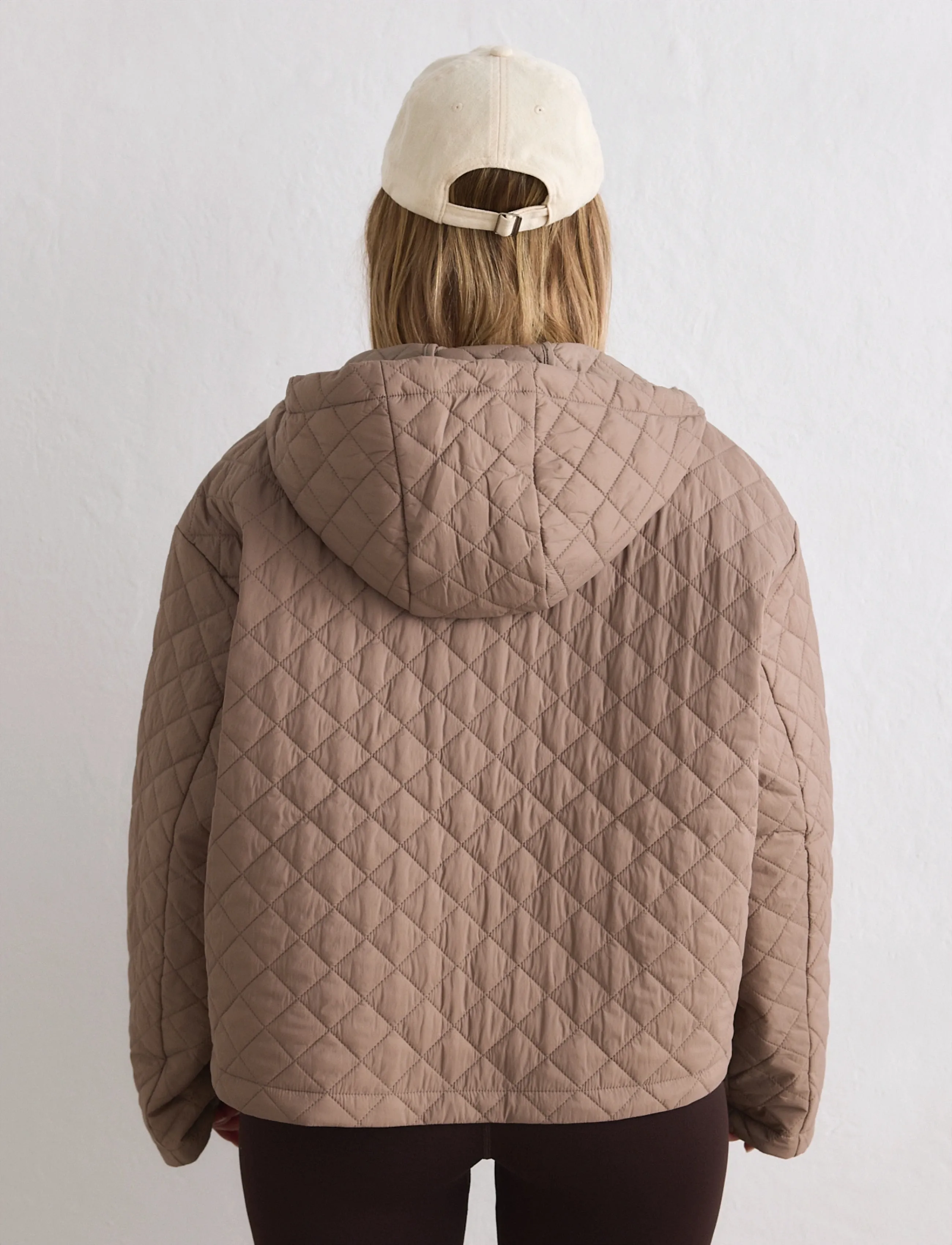 Aimn Cropped Quilted Anorak jackor dam – bild 5