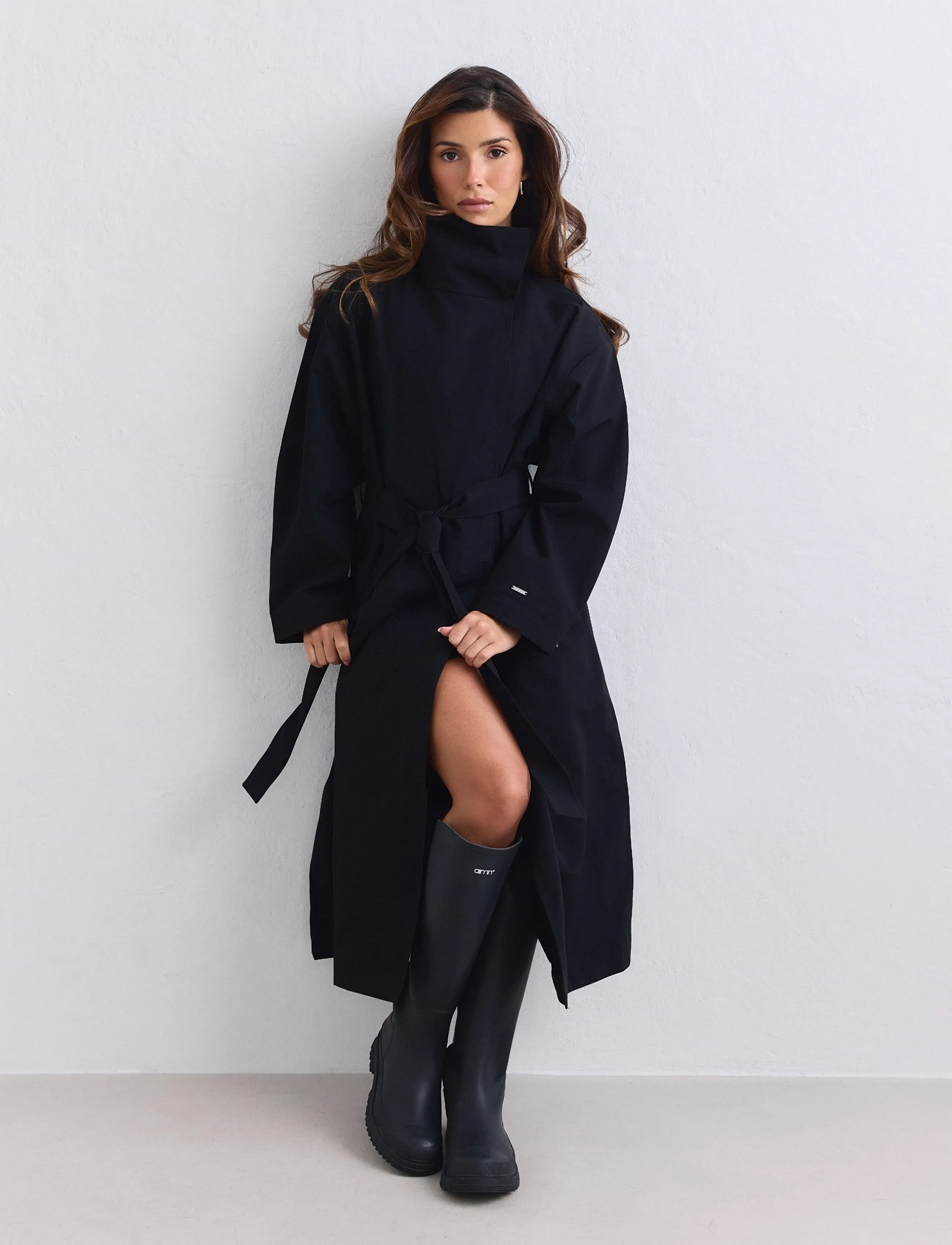 aim ́n Waterproof Coat, S, Sport Rainwear, Schwarz - Raincoats, Frauen