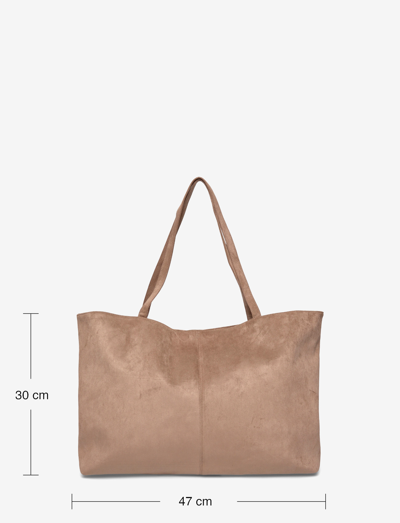 aim´n - Microsuede Apparel Tote Bag - tragetaschen - espresso - 4