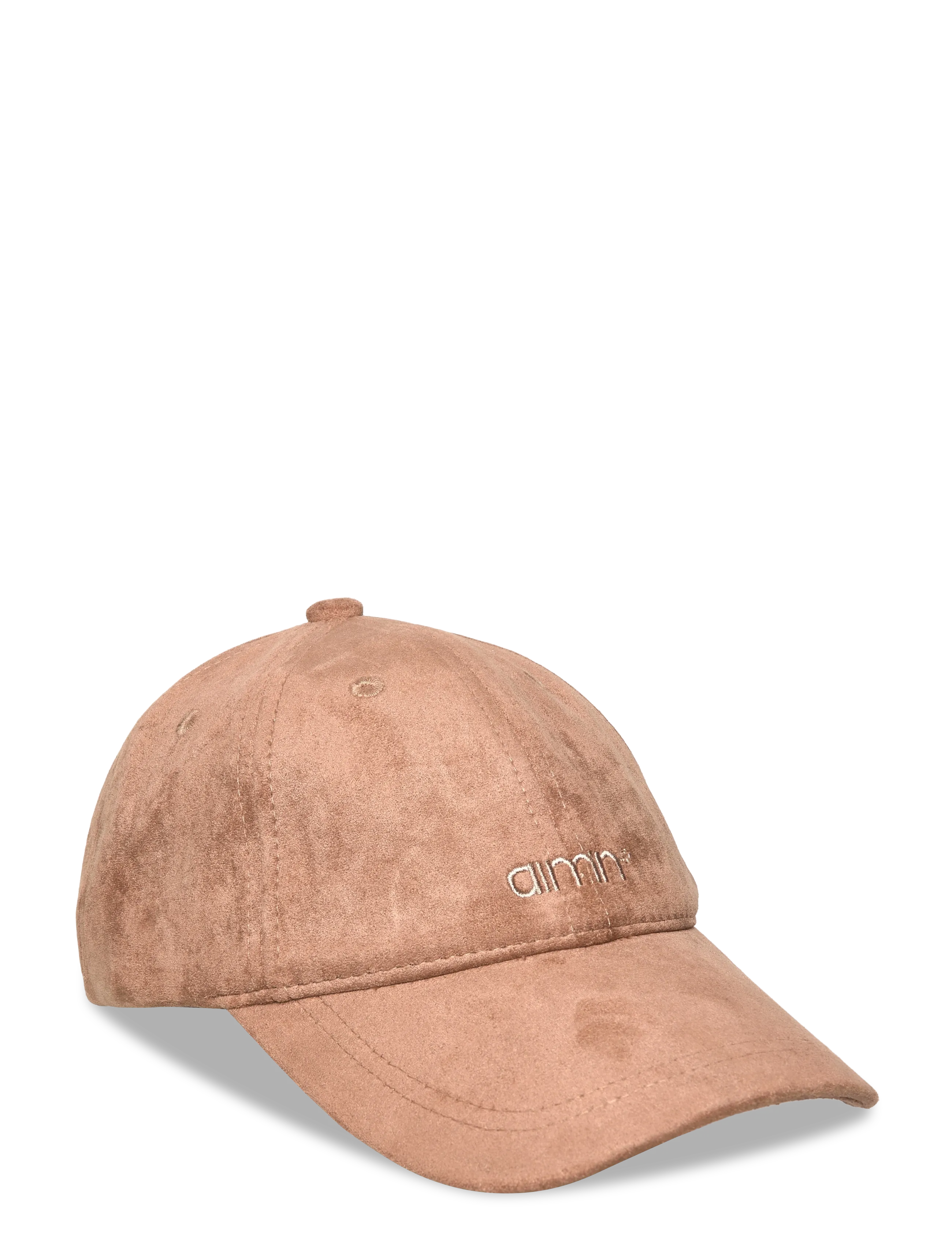 aim´n Small Logo Suede Cap - Accessoarer - ESPRESSO / brown