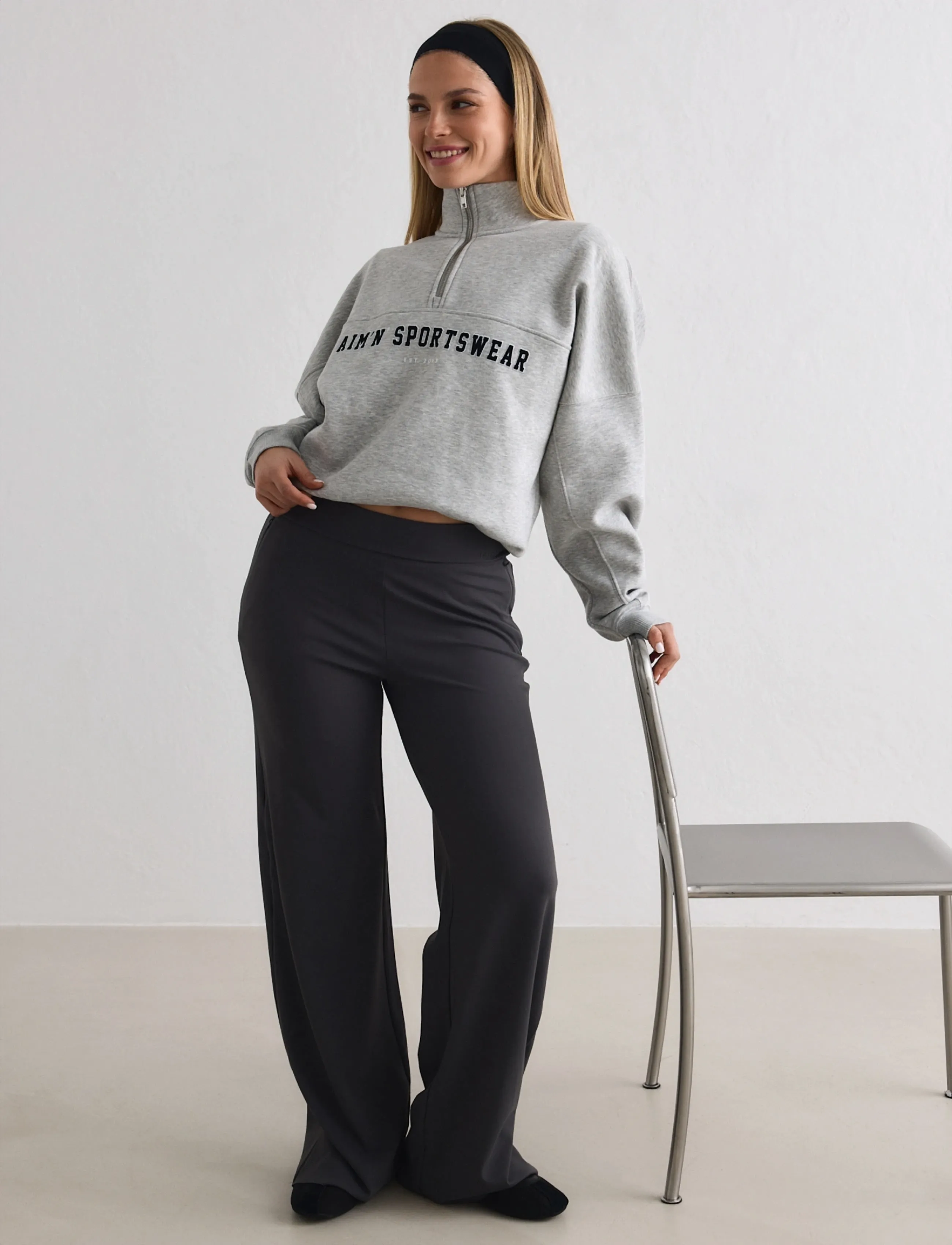 aim´n Sense Pants - Byxor - SHADOW GREY / grey