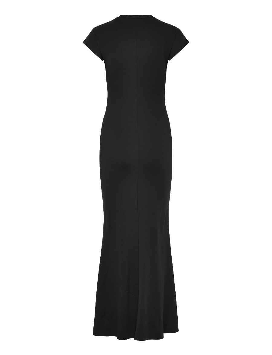 aim´n - Sense Mermaid Cap Sleeve Dress - kjoler & nederdele - black - 2