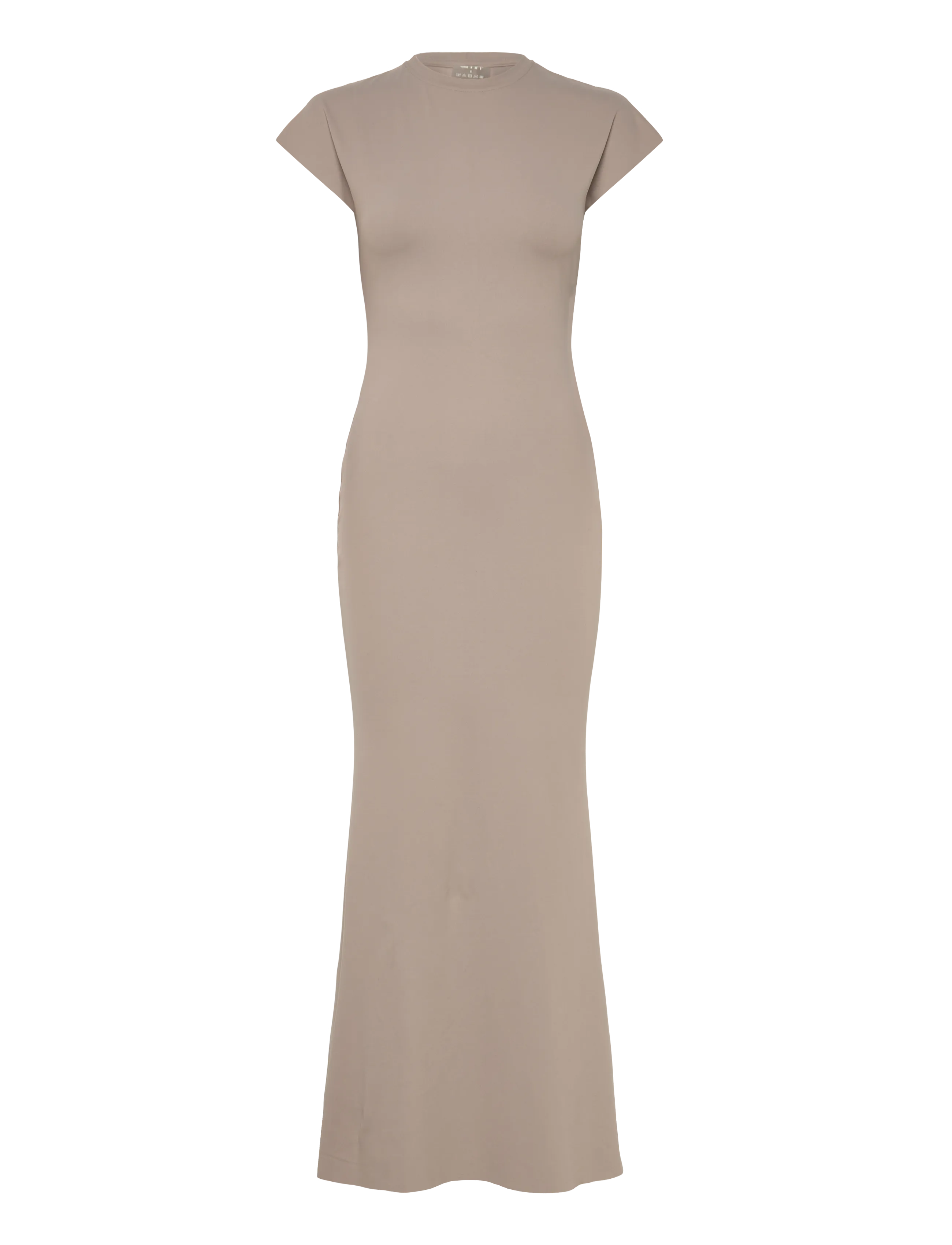 aim´n Sense Mermaid Cap Sleeve Dress - Kleidid ja Seelikud - DARK CLAY / beige