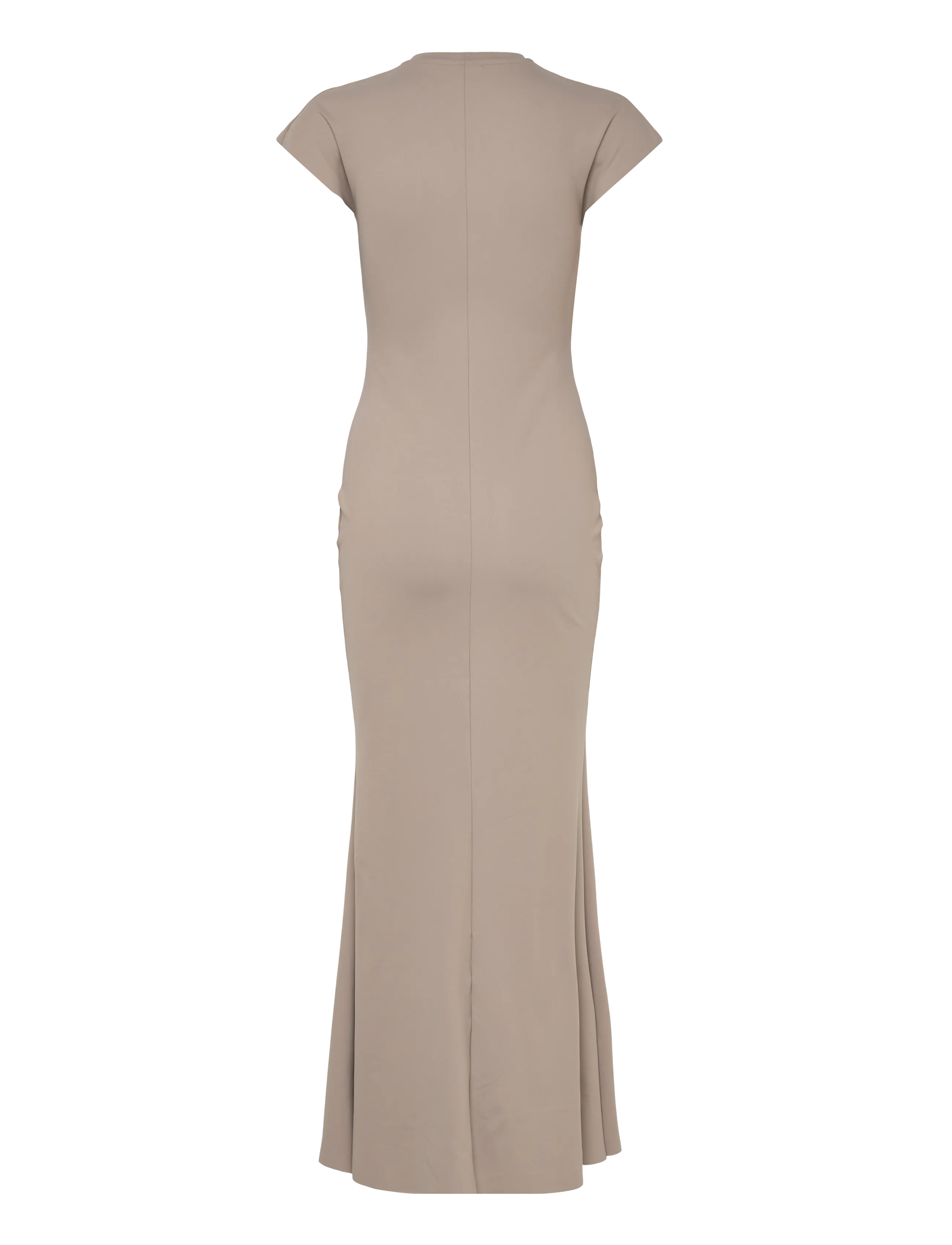aim´n - Sense Mermaid Cap Sleeve Dress - kleider & röcke - dark clay - 2