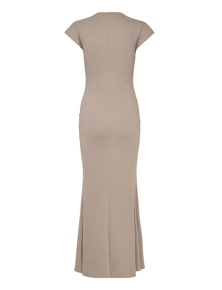 aim´n - Sense Mermaid Cap Sleeve Dress - dresses & skirts - dark clay - 2