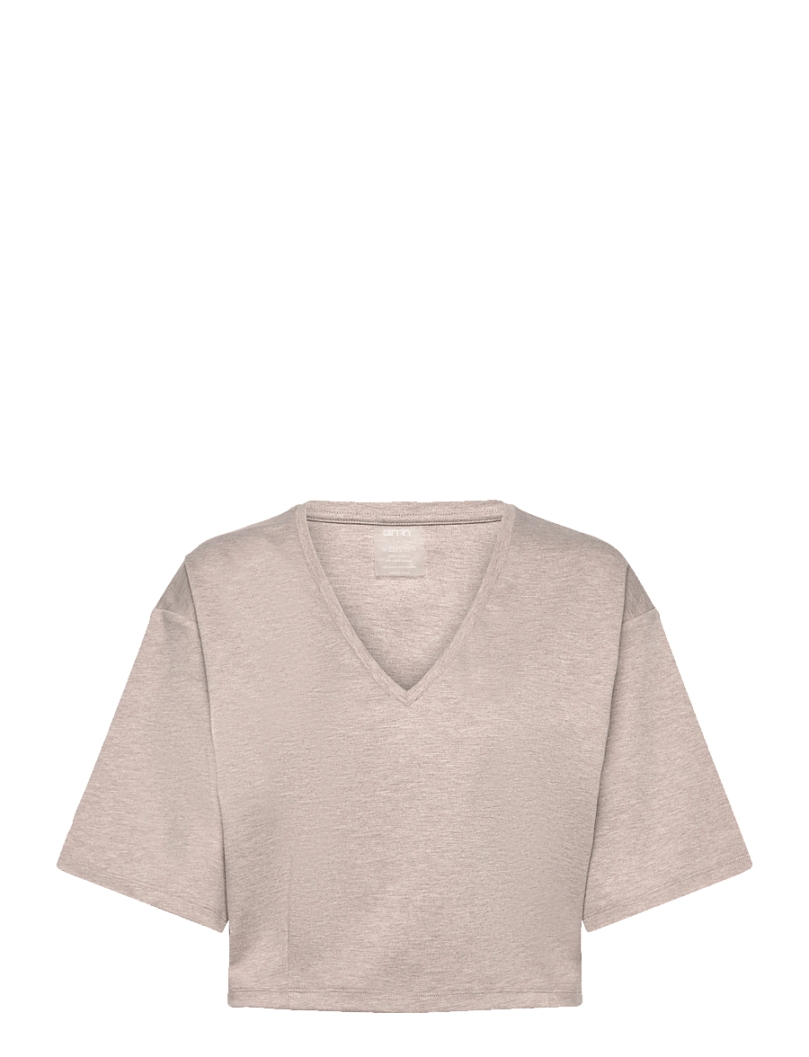 aim´n - Elevated T-shirt - t-shirts - espresso melange - 1