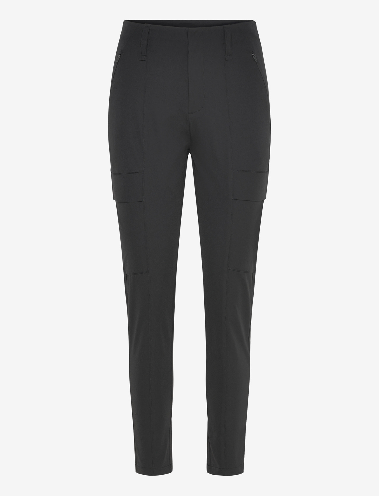 aim´n - Straight Leg Cargo Pants - casual byxor - black - 1