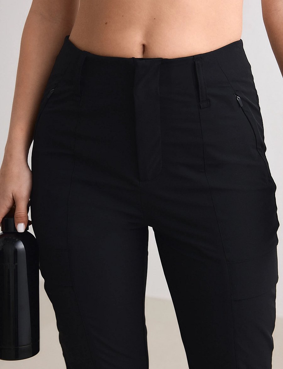 aim´n - Straight Leg Cargo Pants - vabaajapüksid - black - 5