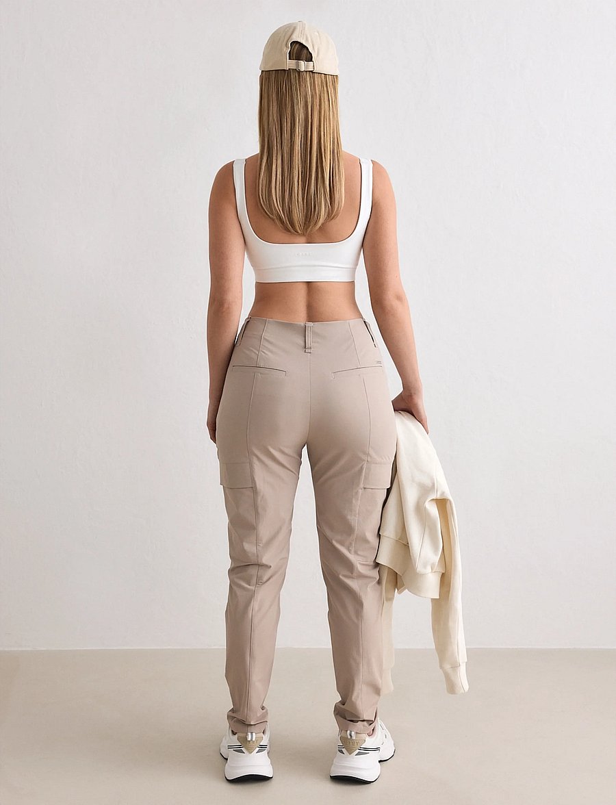 aim´n - Straight Leg Cargo Pants - vabaajapüksid - dark clay - 3