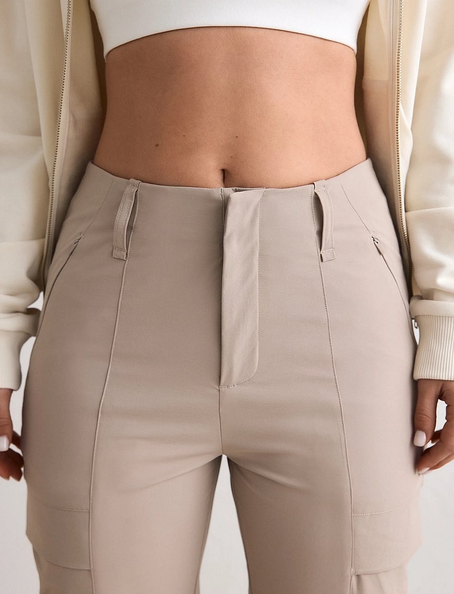 aim´n - Straight Leg Cargo Pants - vabaajapüksid - dark clay - 4