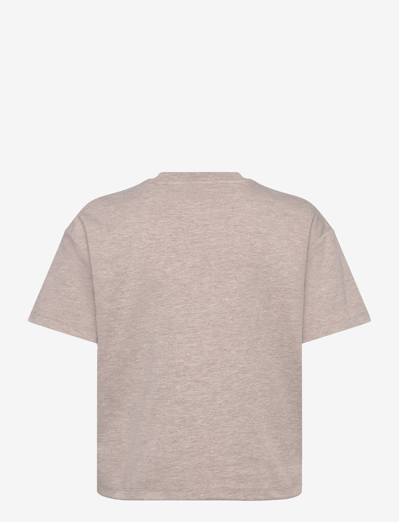 aim´n - Script Boxy T-shirt - t-shirts - espresso melange - 2