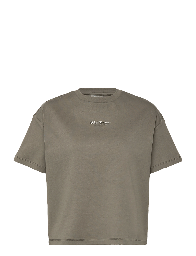 aim´n - Script Boxy T-shirt - t-shirts - ivy - 1