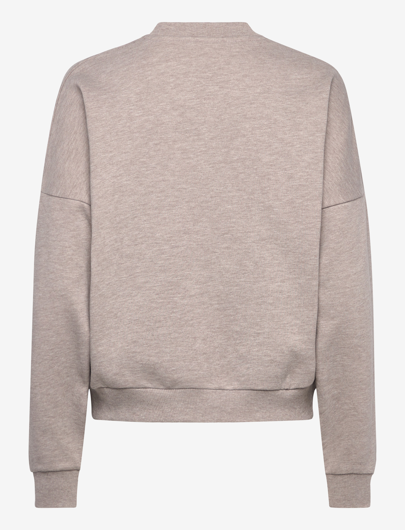aim´n - Script Sweatshirt - tops - espresso melange - 1