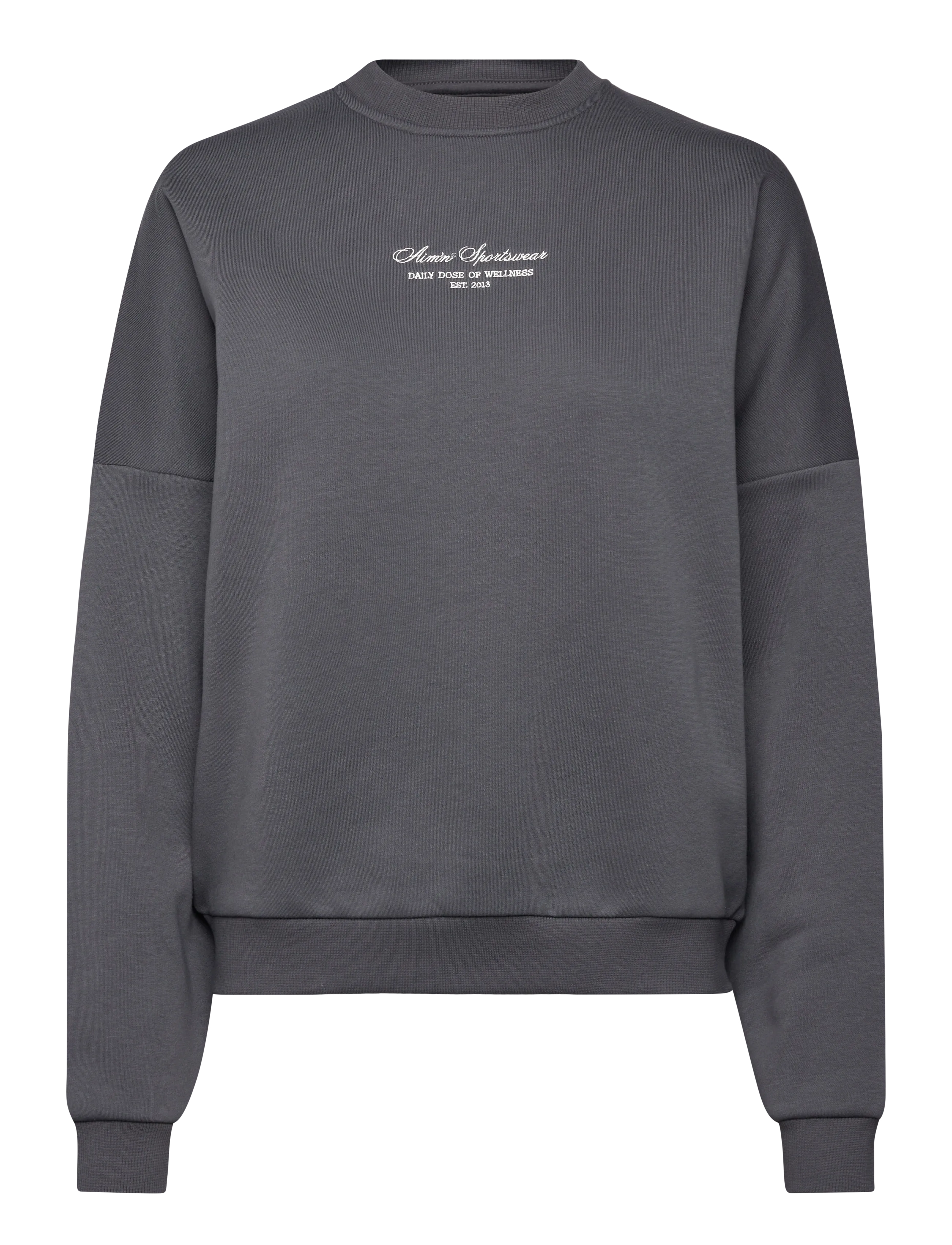 Script Sweatshirt - SHADOW GREY