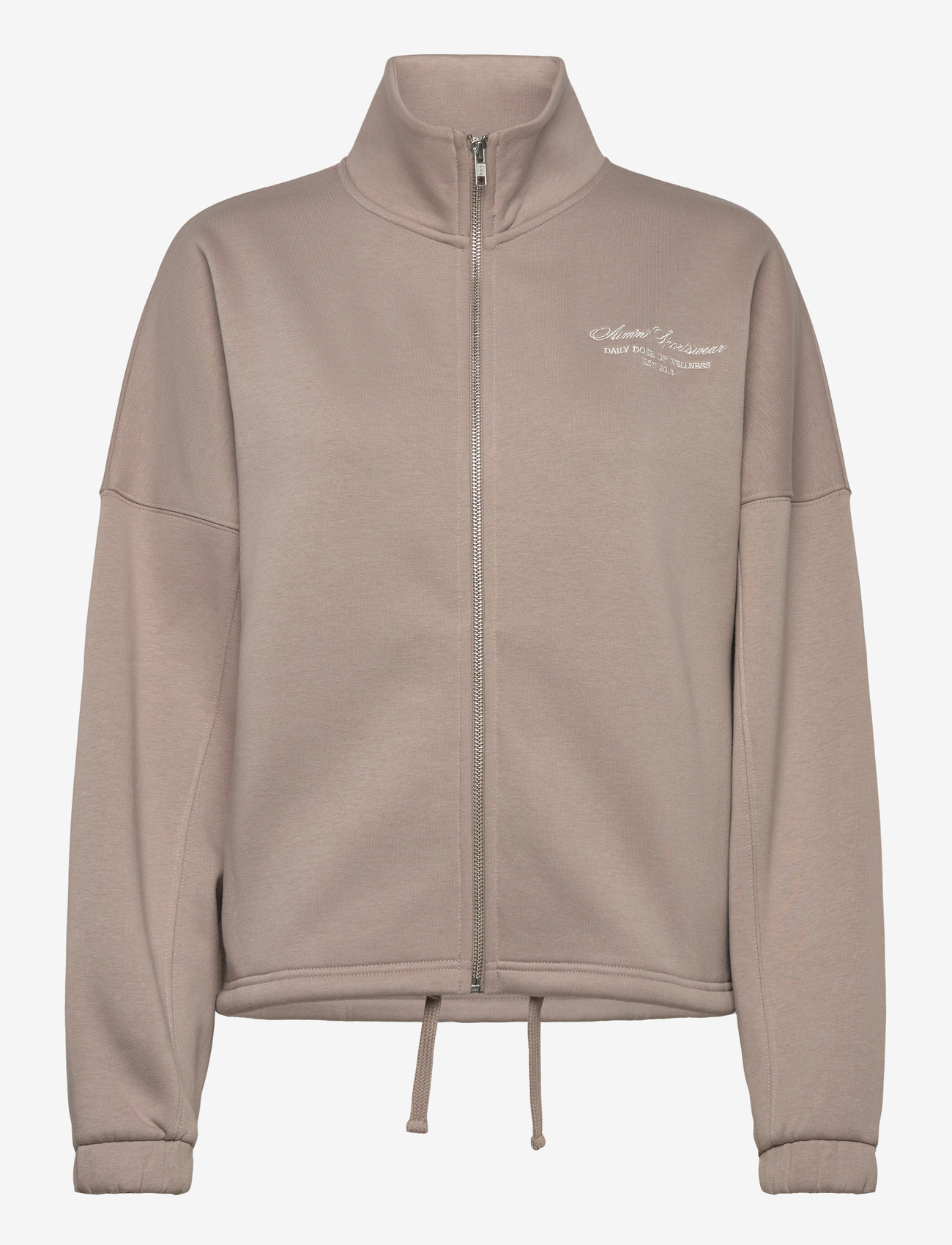aim´n - Script Zip Jacket - oberteile - dark clay - 1