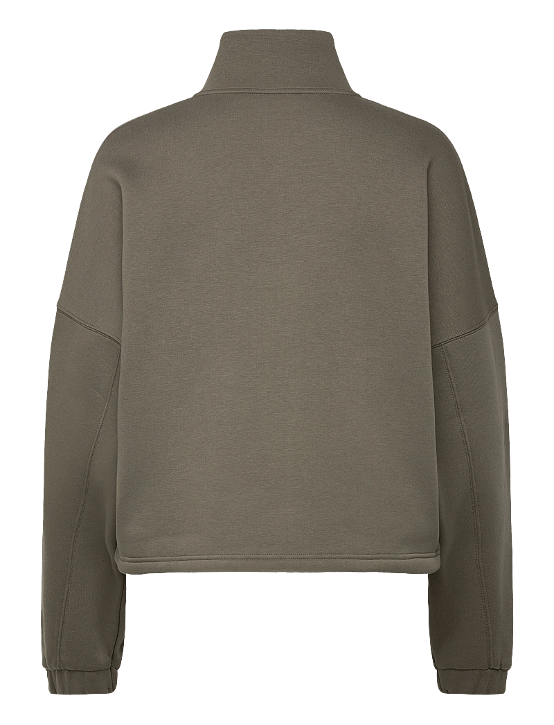 aim´n - Script Zip Jacket - sweatshirts - ivy - 1