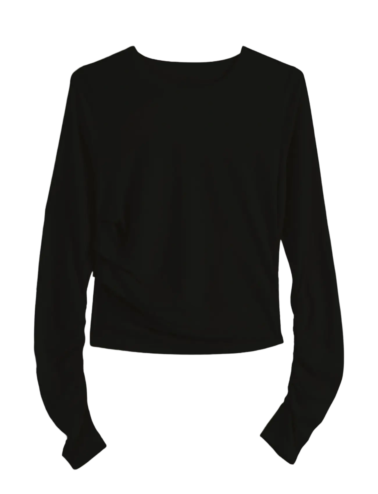 aim´n Luminous Draped Long Sleeve - Yoga & Pilates - BLACK / black