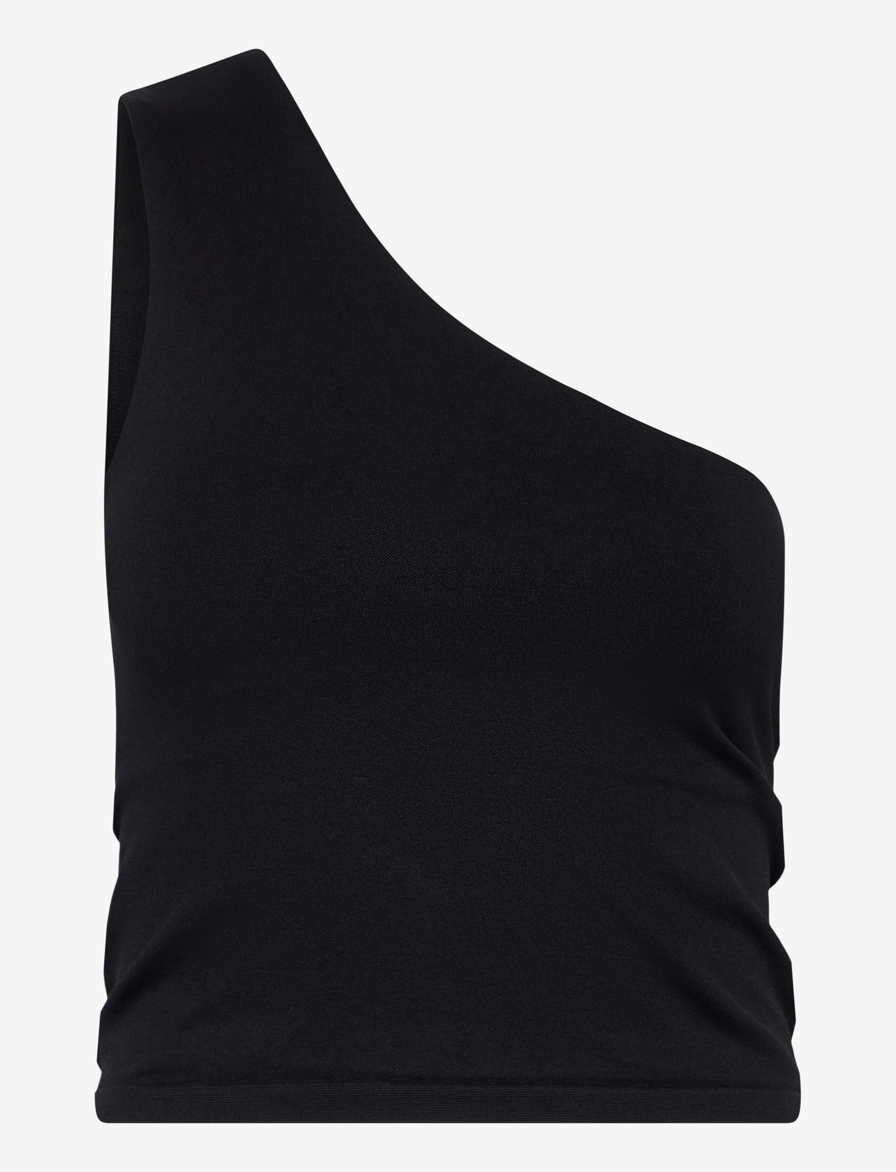 aim´n - Shape Seamless One Shoulder Bralette - crop tops - black - 1