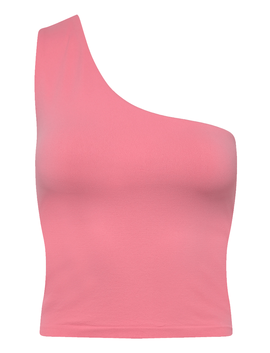 aim´n - Shape Seamless One Shoulder Bralette - débardeurs - blush - 1
