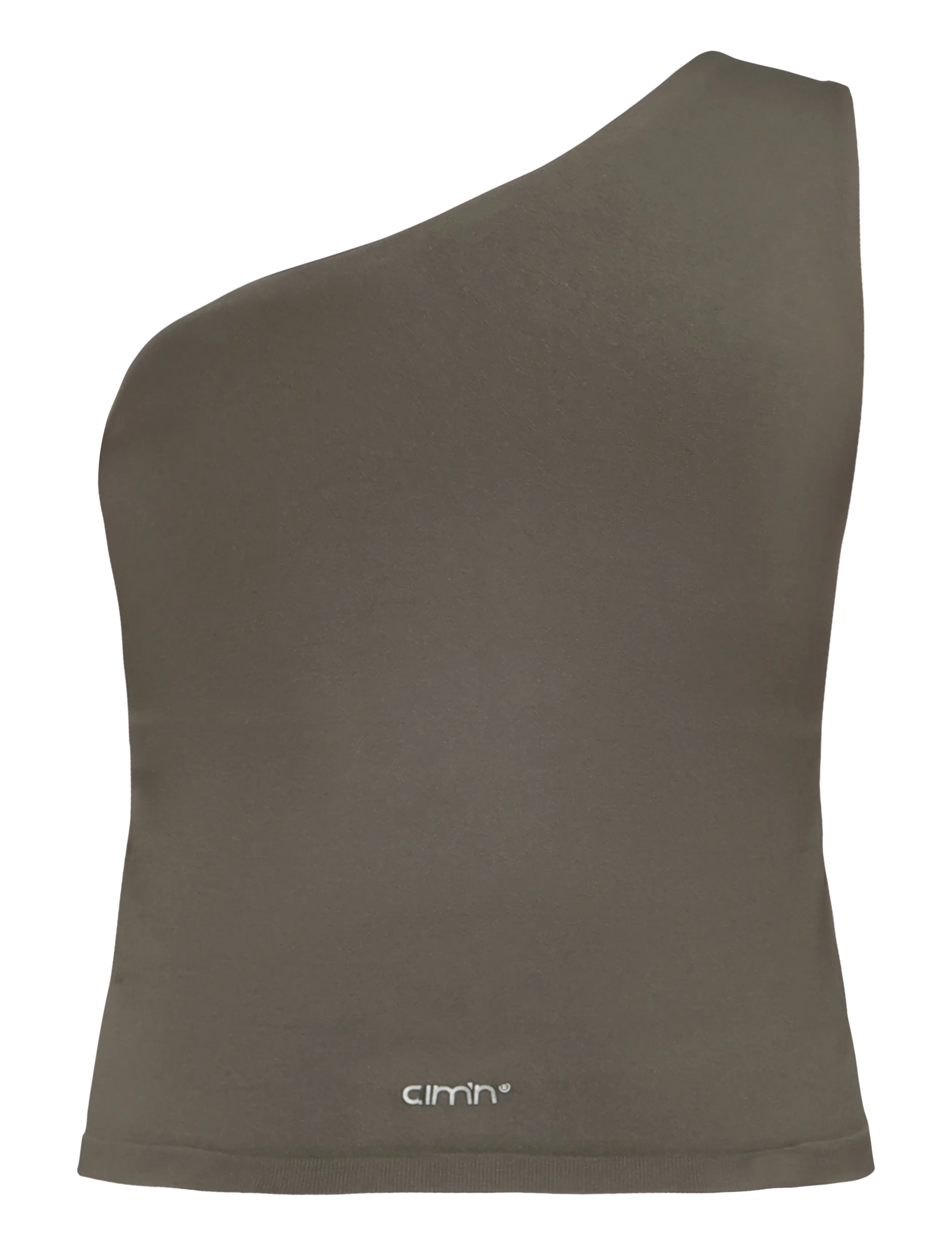 aim´n - Shape Seamless One Shoulder Bralette - linnen - dark ivy - 2