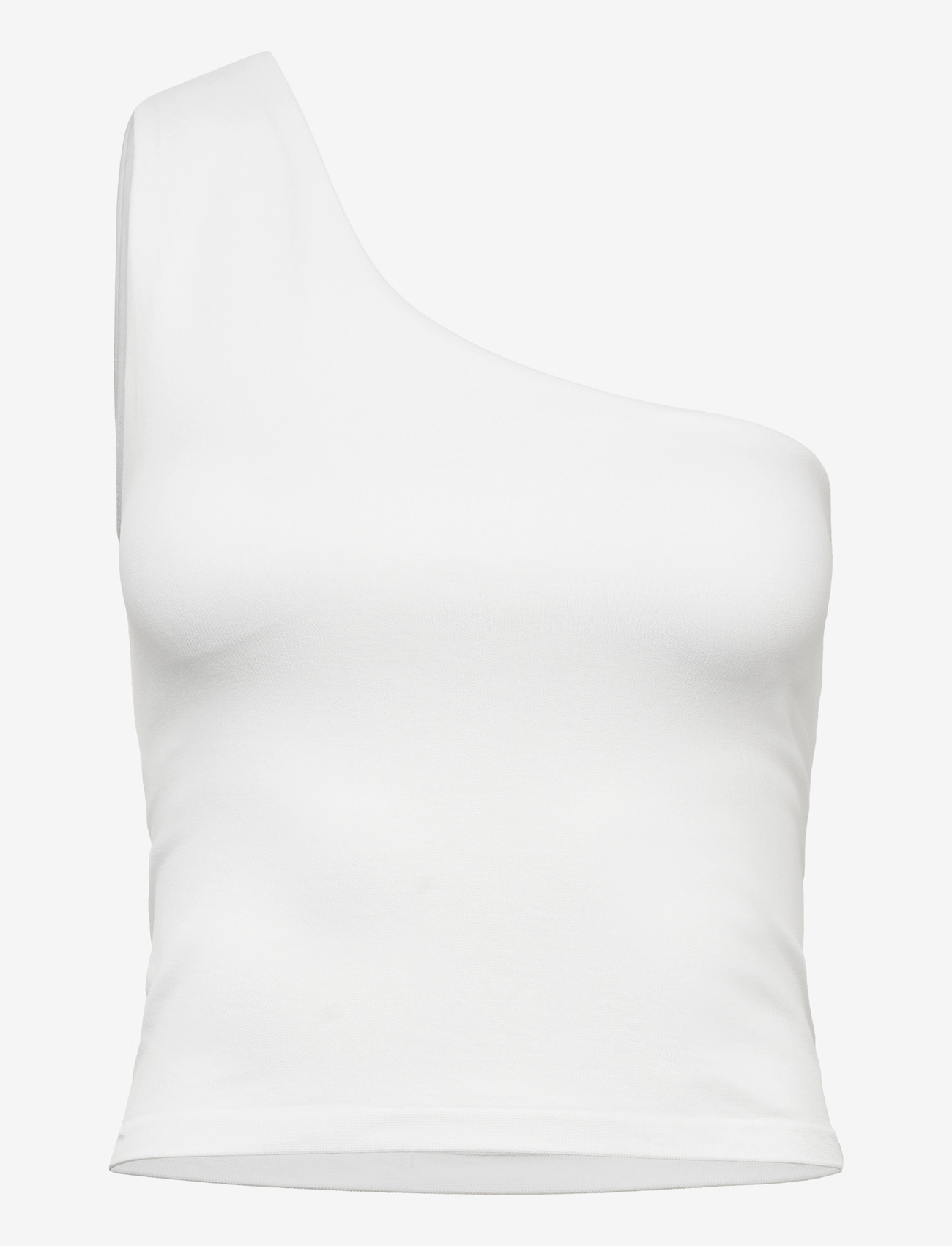 aim´n - Shape Seamless One Shoulder Bralette - Õlapaeltega pluusid - white - 1