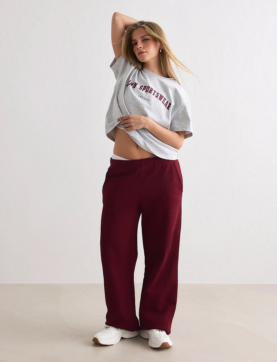 aim´n - Chunky Terry Sweatpants - trainingshosen - ruby - 0