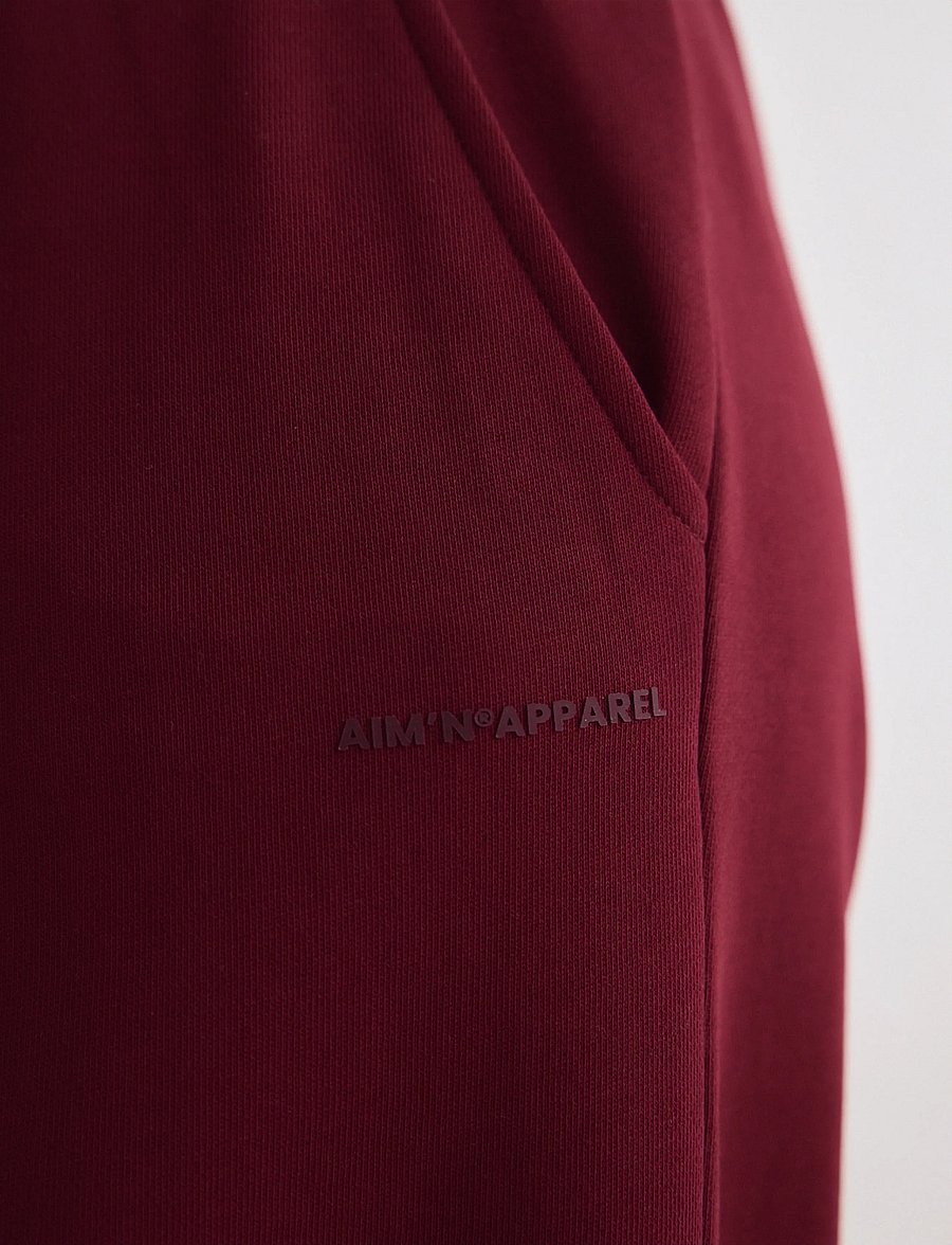 aim´n - Chunky Terry Sweatpants - trainingshosen - ruby - 4
